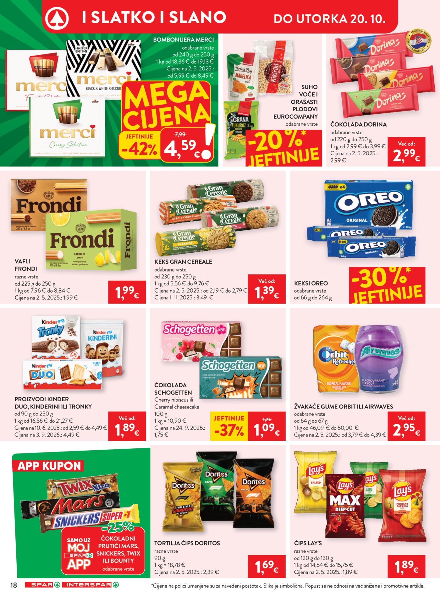 Spar katalog Akcija 14.10. - 20.10.2026.