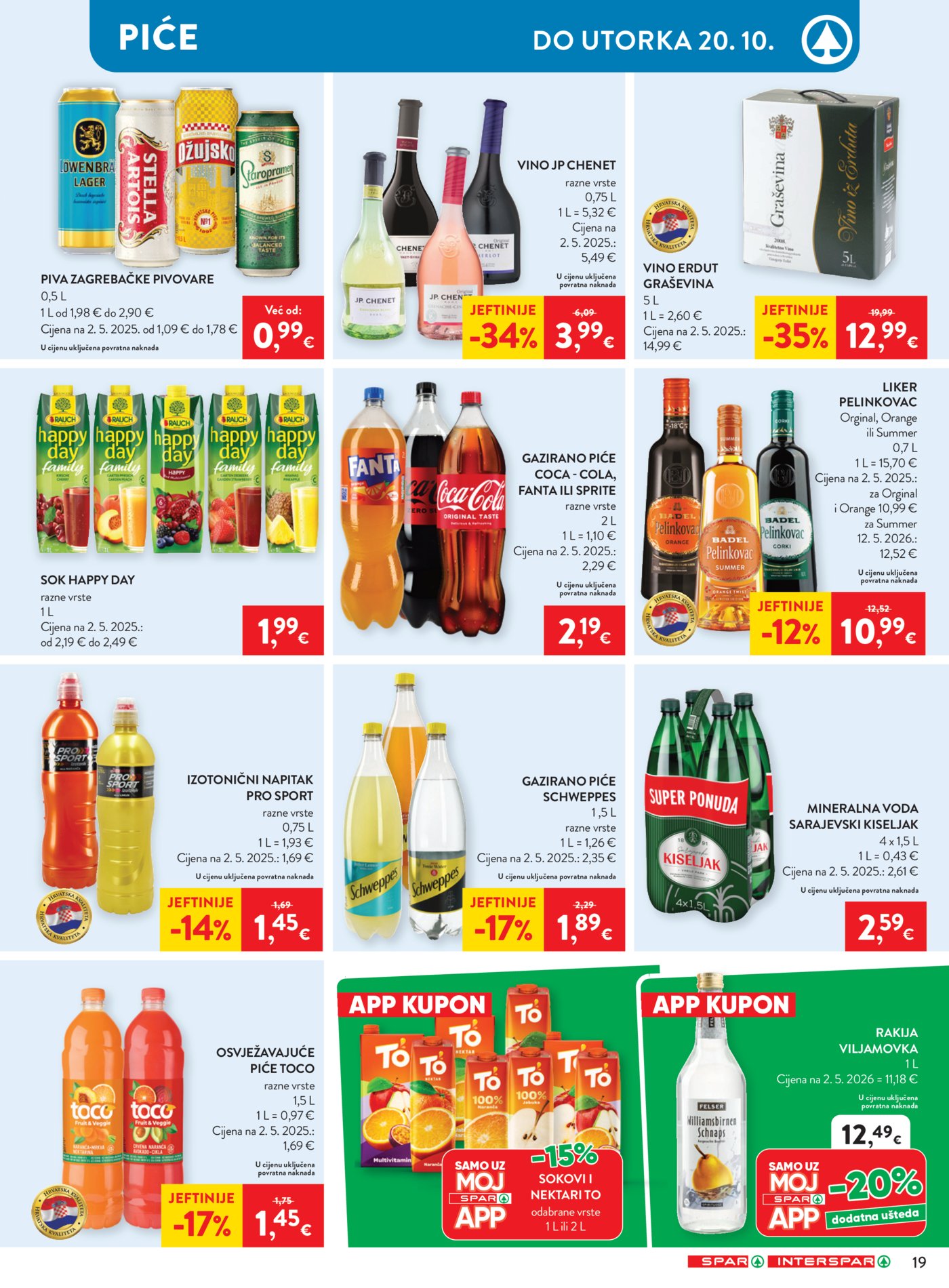 Spar katalog Akcija 14.10. - 20.10.2026.