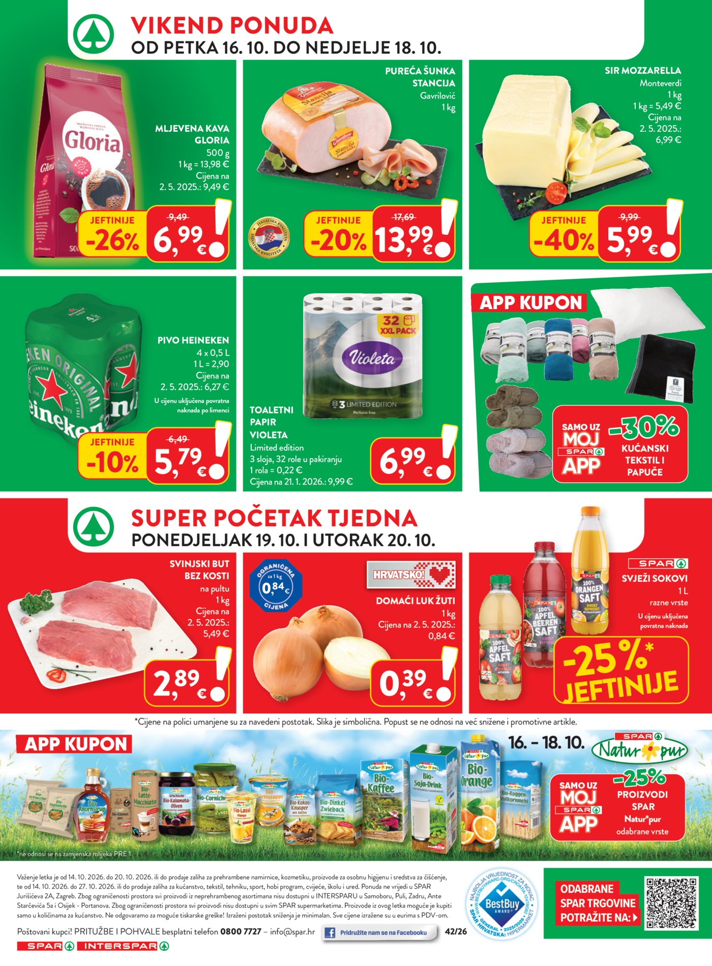 Spar katalog Akcija 14.10. - 20.10.2026.