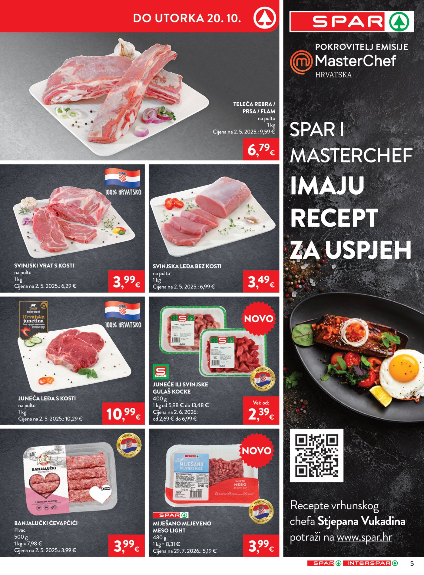 Spar katalog Akcija 14.10. - 20.10.2026.