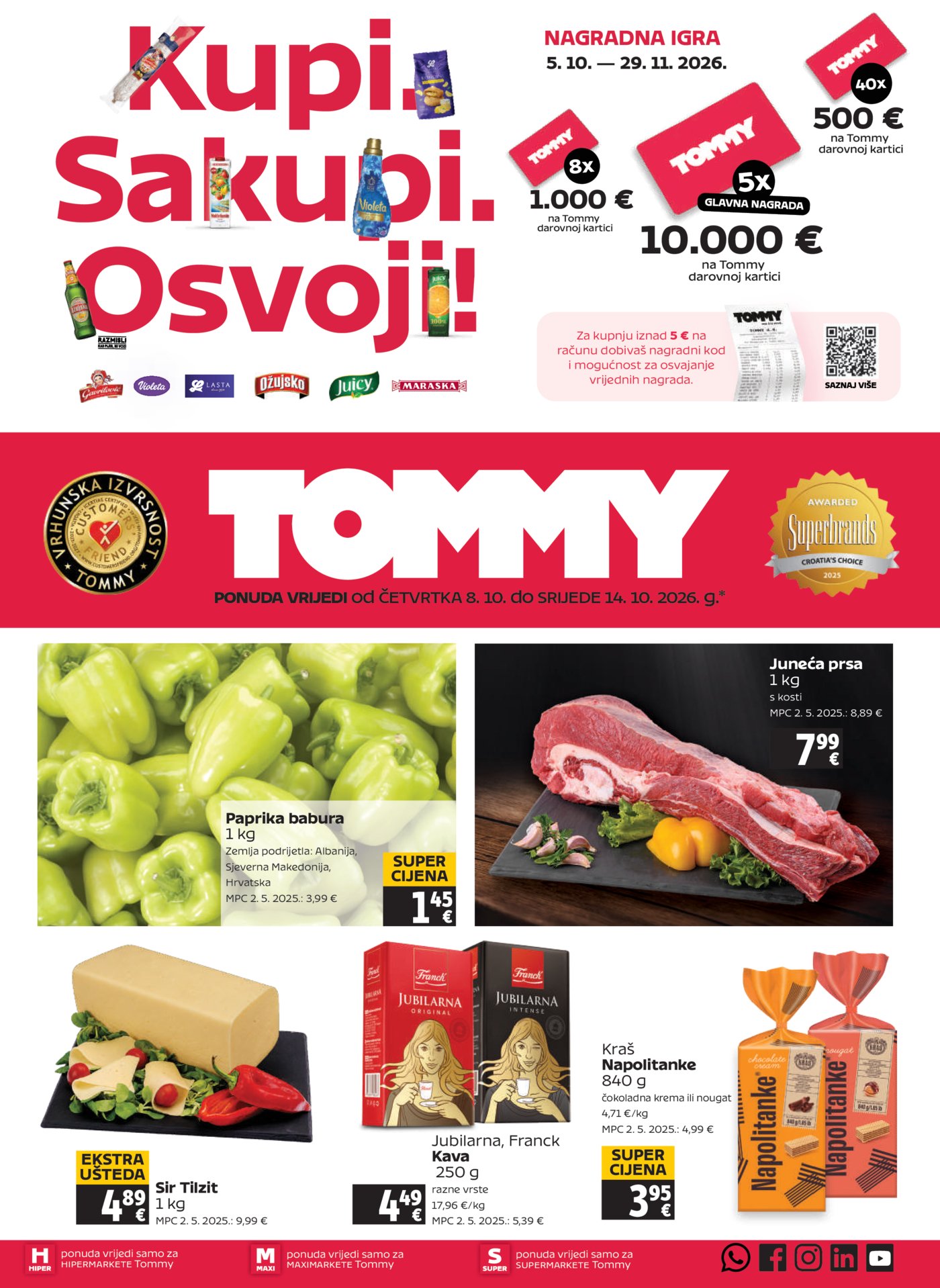 Tommy katalog Akcija 08.10. - 14.10.2026.
