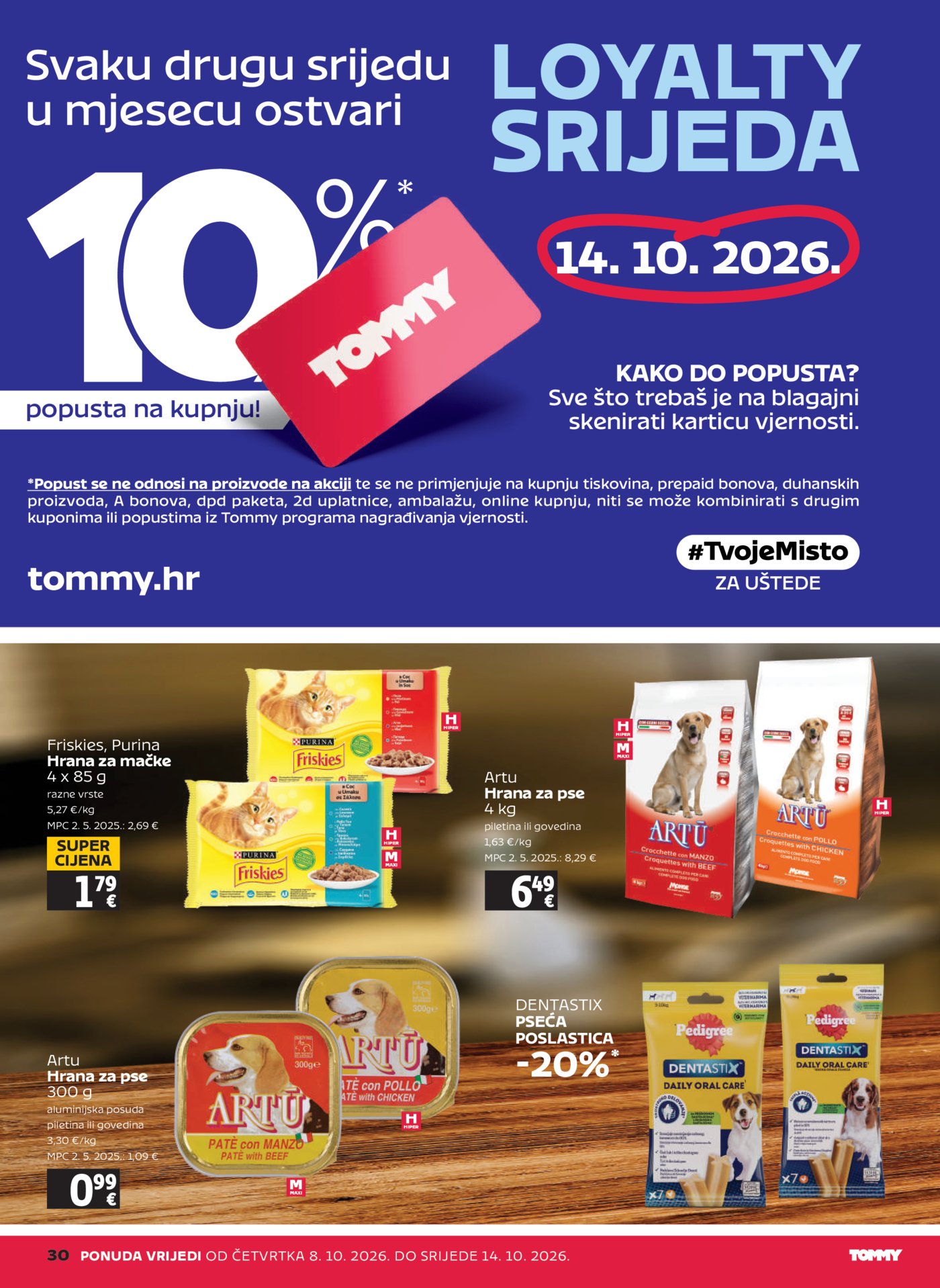 Tommy katalog Akcija 08.10. - 14.10.2026.