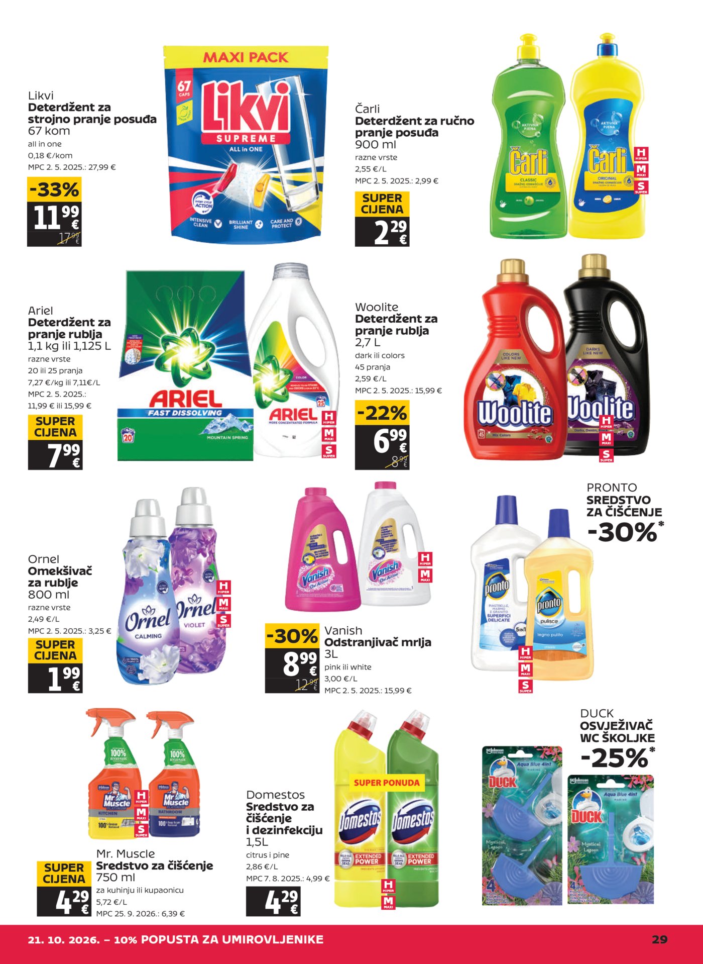 Tommy katalog Akcija 15.10. - 21.10.2026.