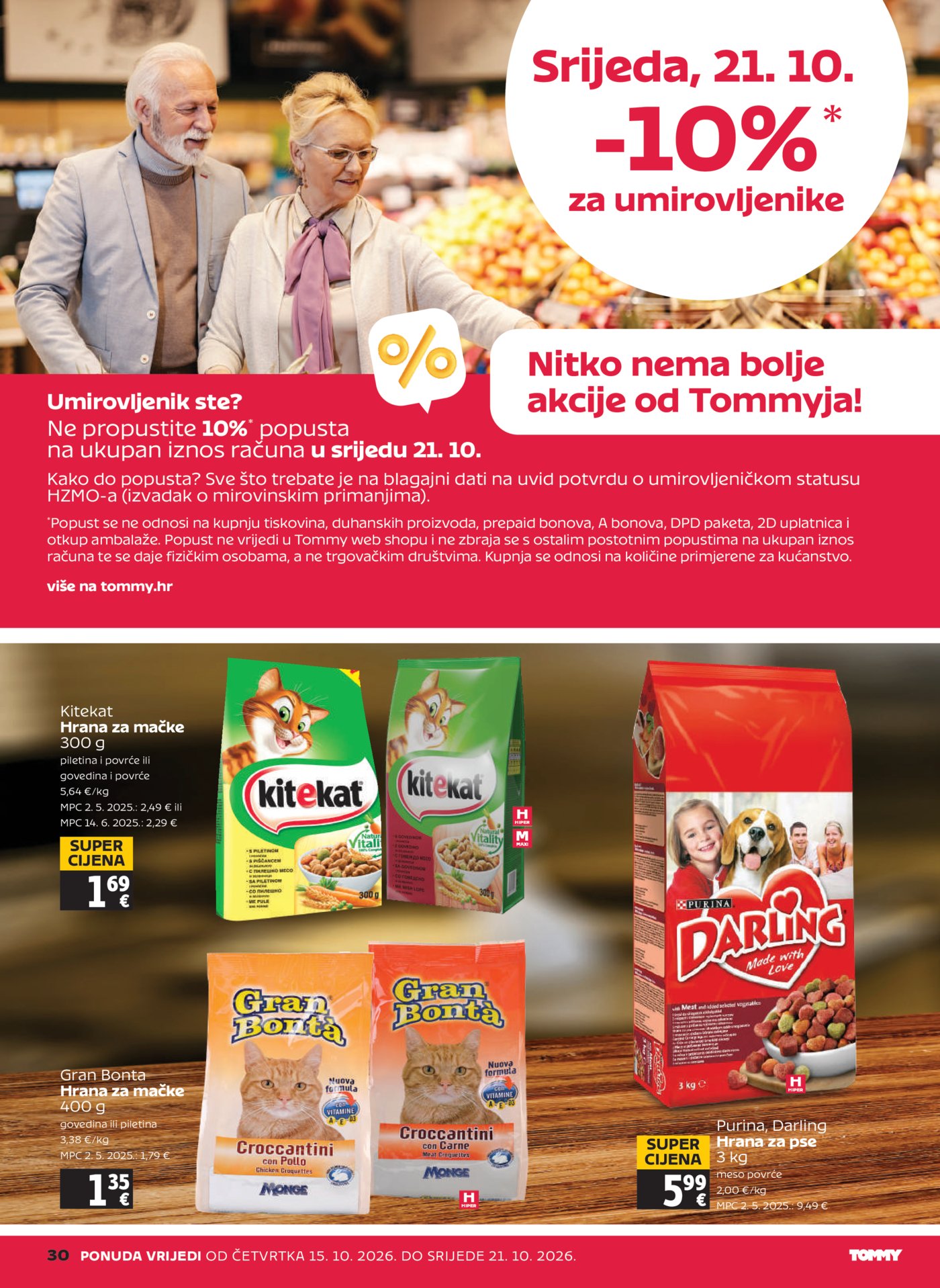 Tommy katalog Akcija 15.10. - 21.10.2026.