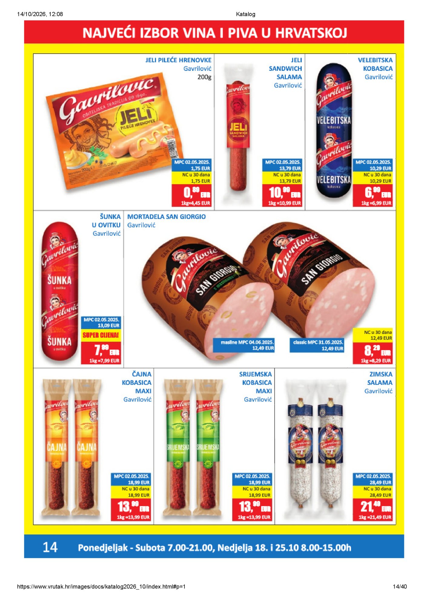 Vrutak katalog Akcija 12.10.-25.10.2026.