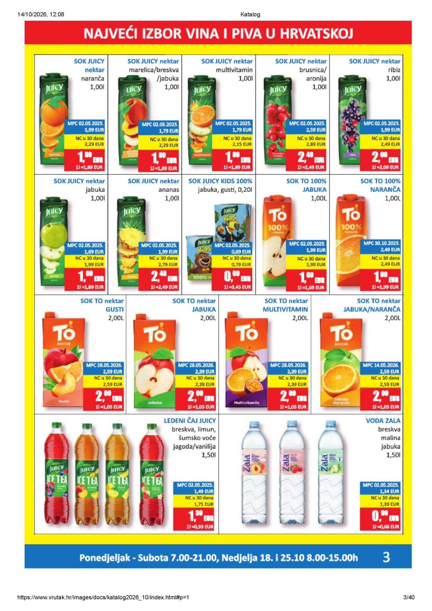 Vrutak katalog Akcija 12.10.-25.10.2026.