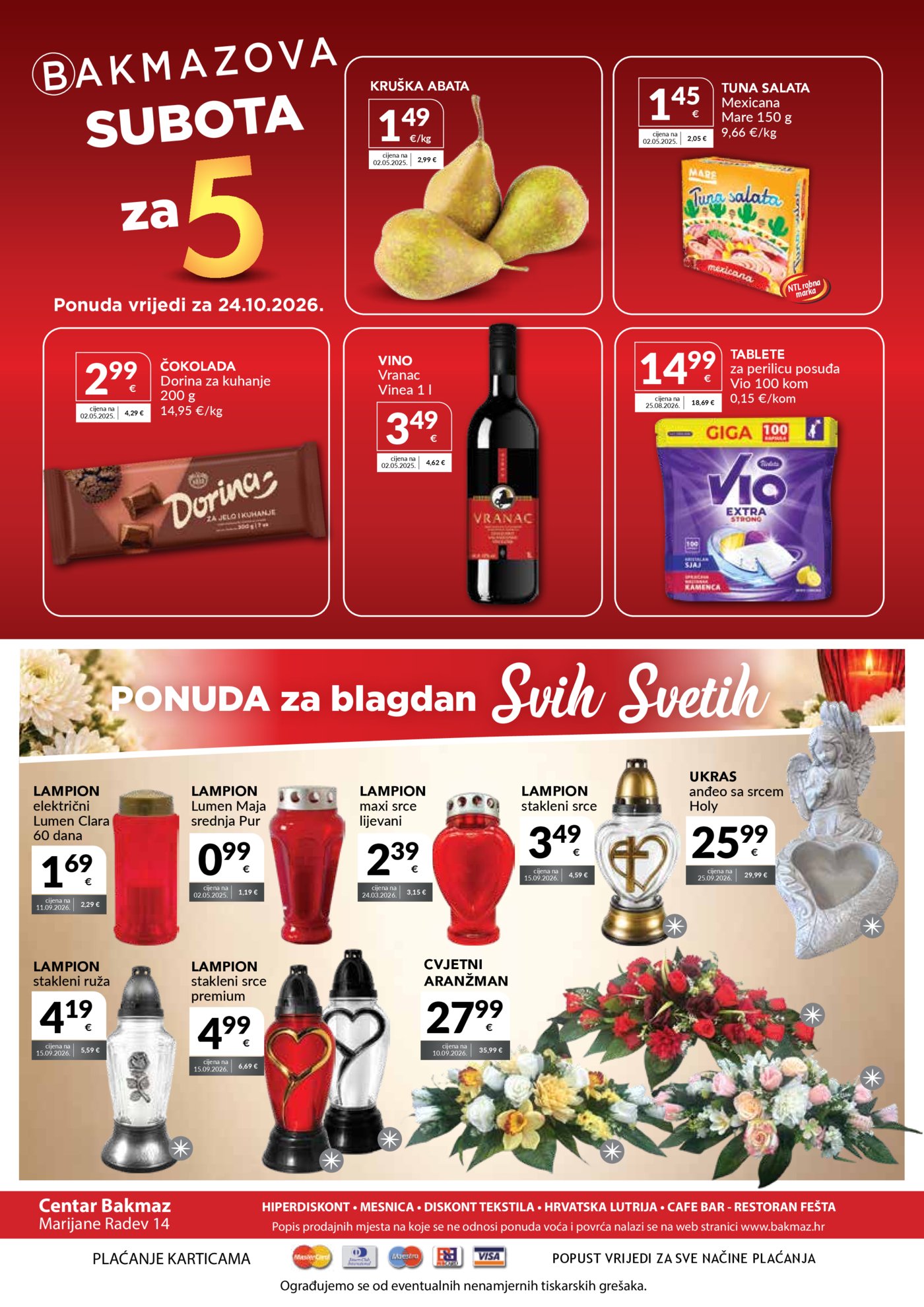 Bakmaz katalog Akcija 21.10.-27.10.2026.