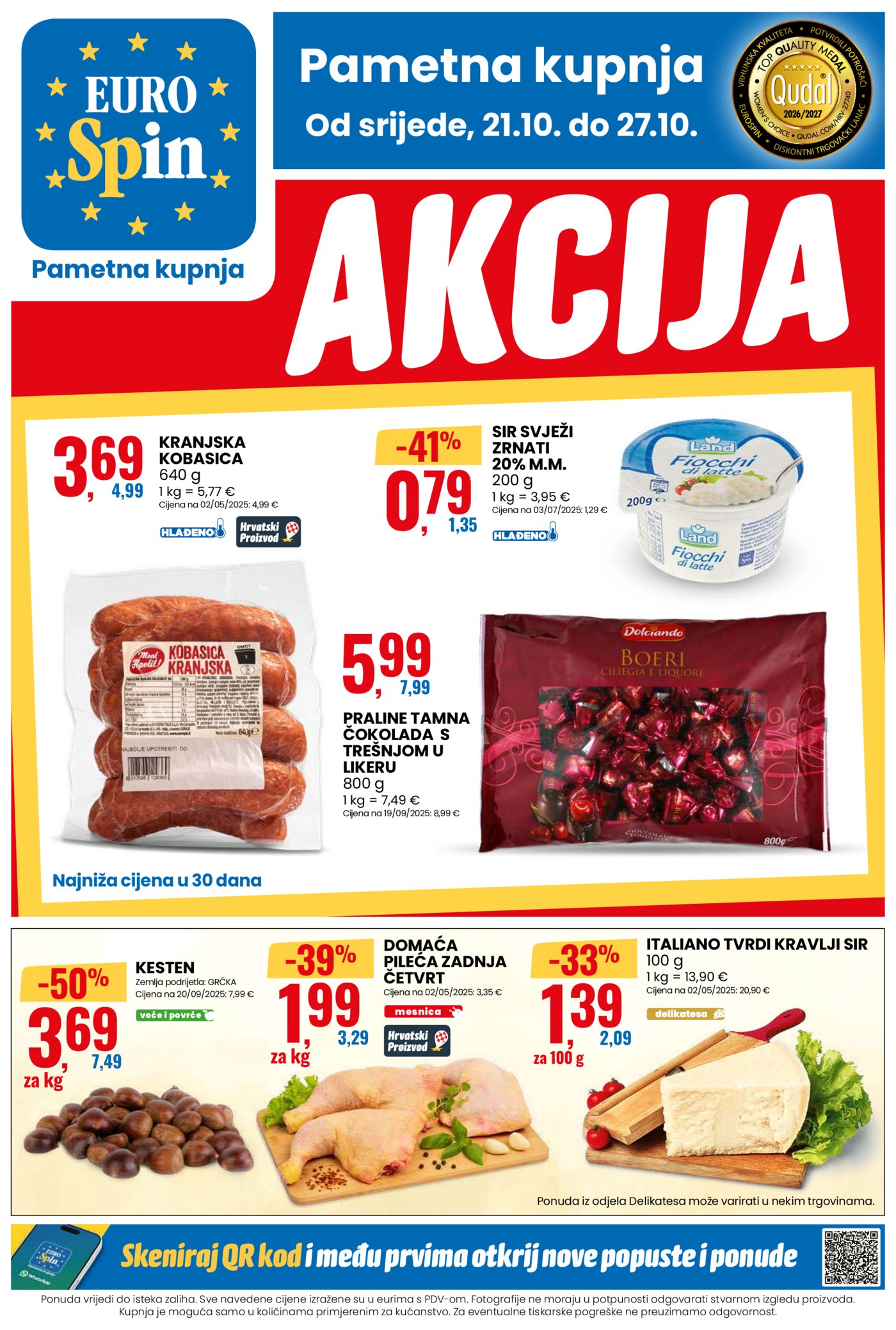 Eurospin katalog Akcija 21.10. - 27.10.2026.