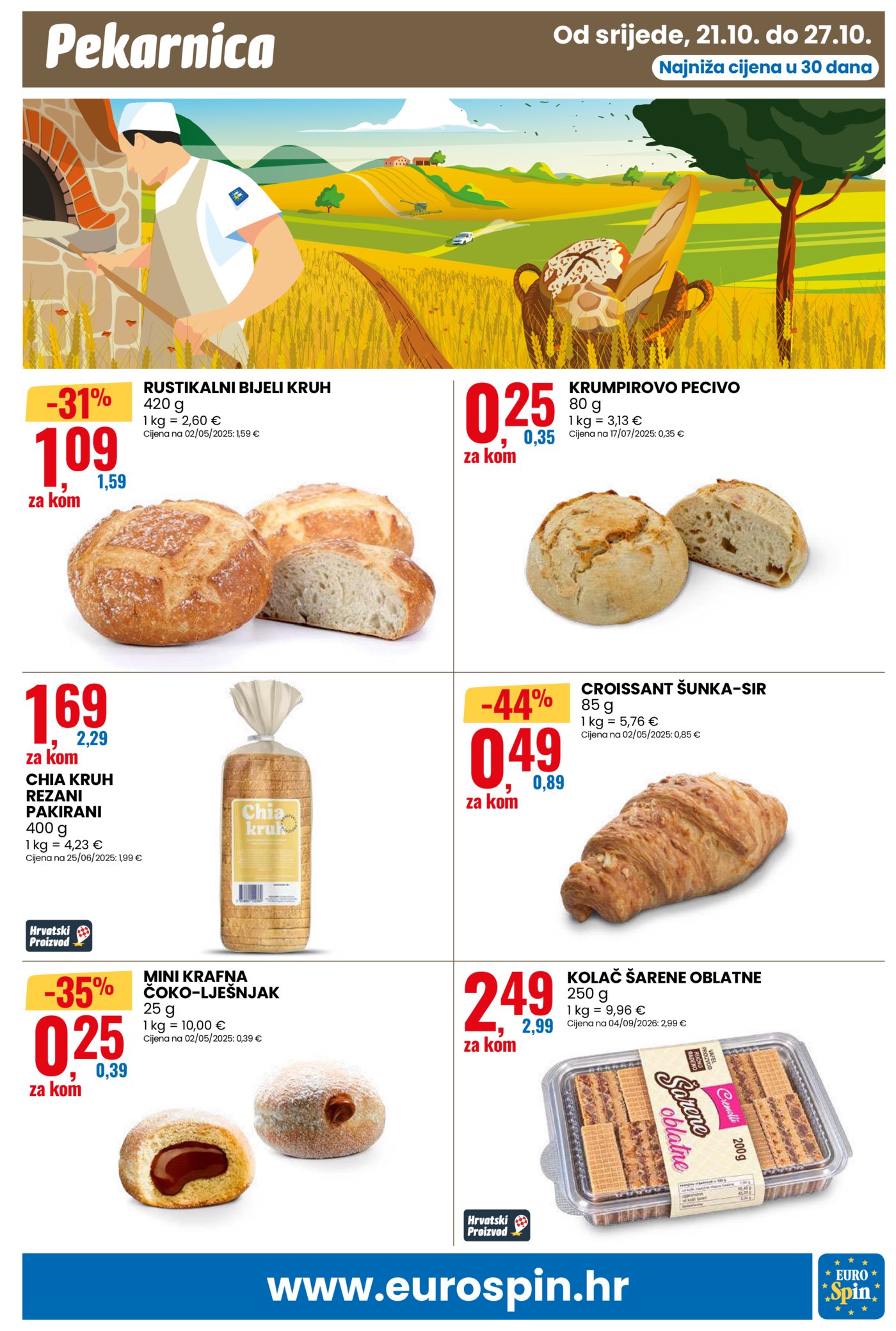 Eurospin katalog Akcija 21.10. - 27.10.2026.