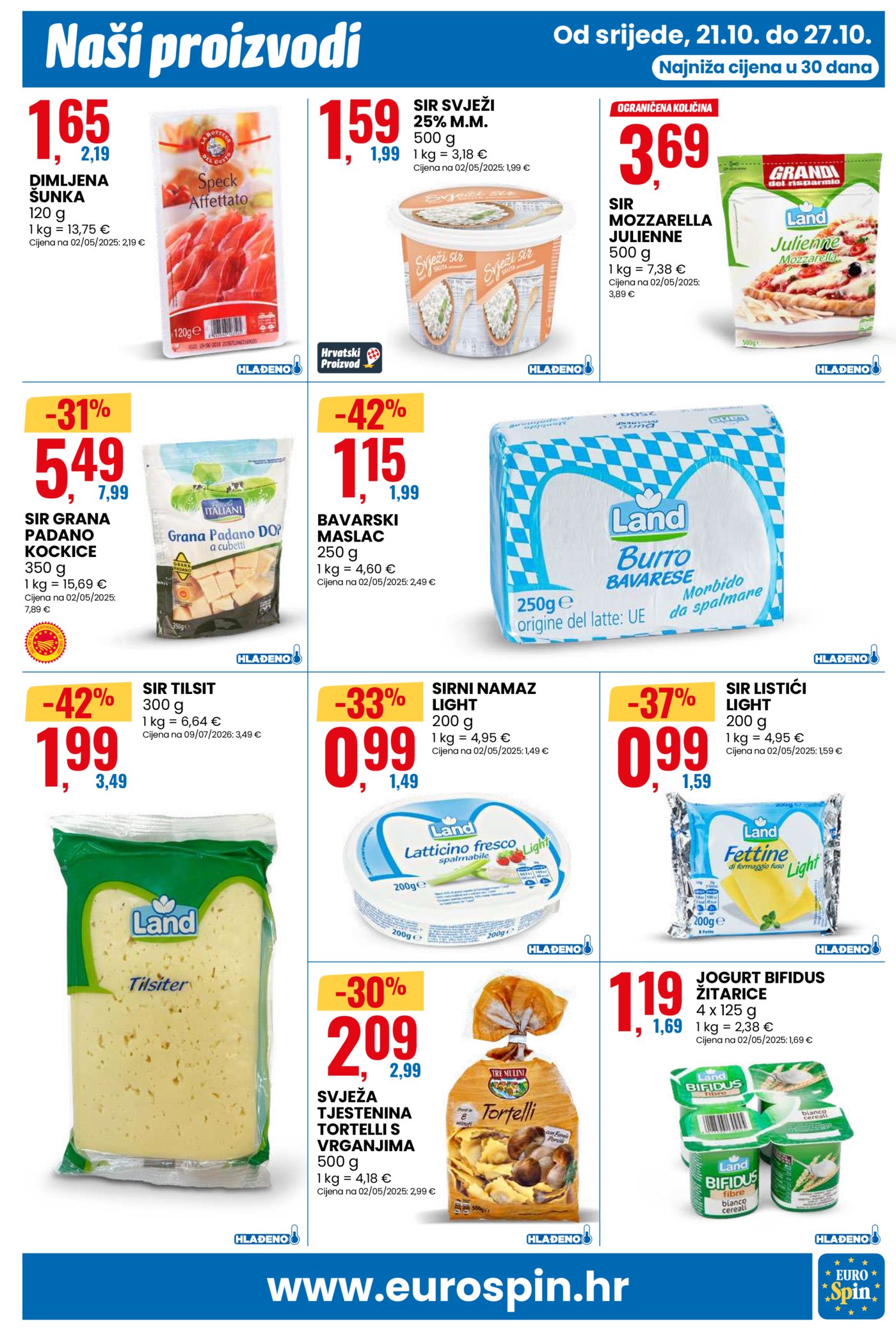 Eurospin katalog Akcija 21.10. - 27.10.2026.