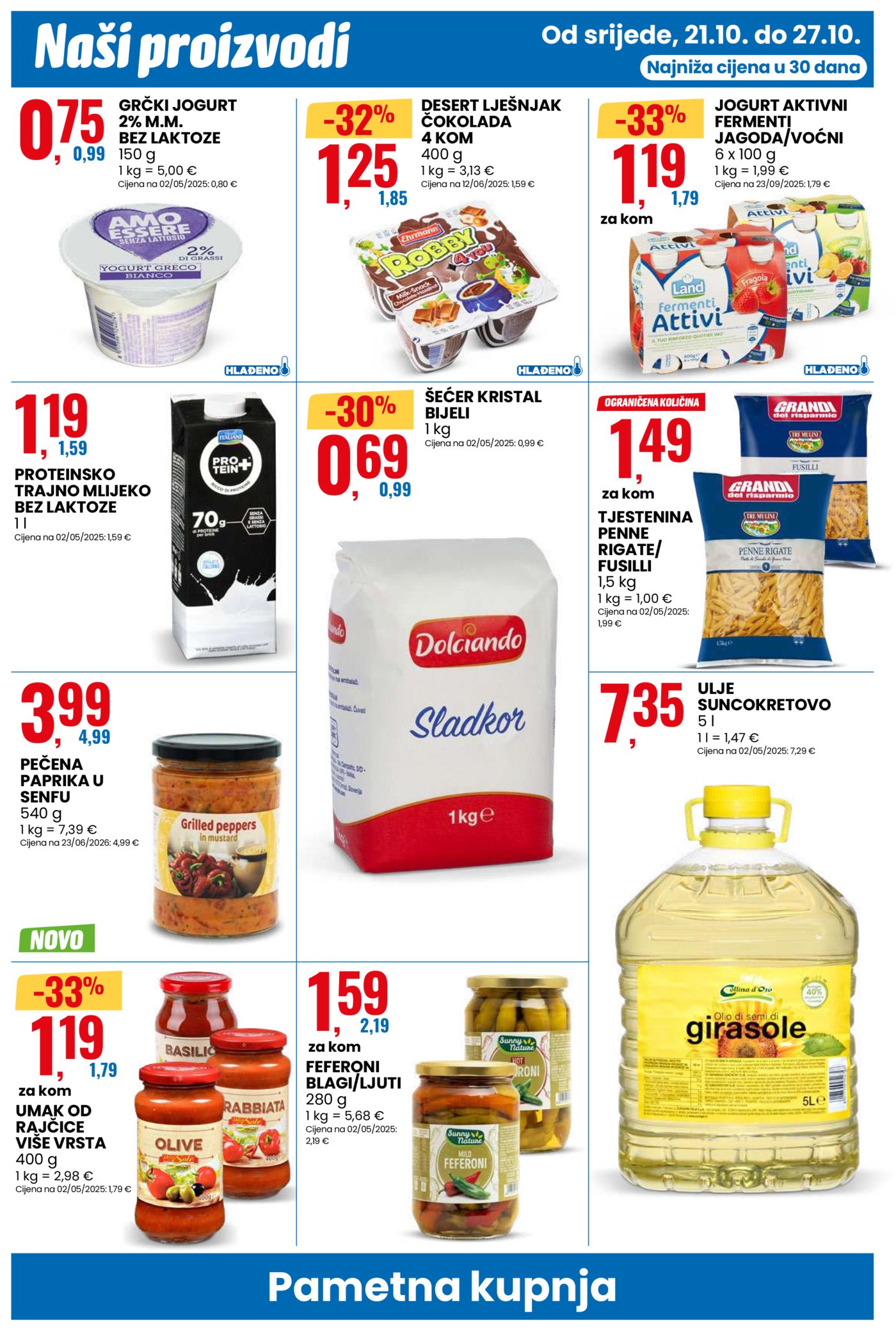 Eurospin katalog Akcija 21.10. - 27.10.2026.