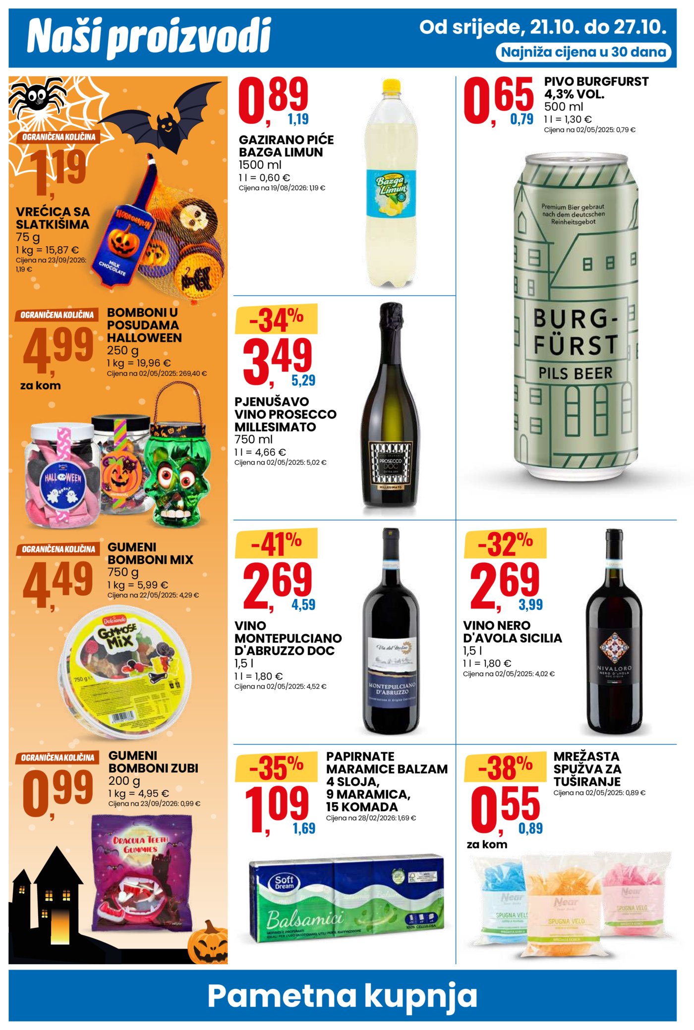 Eurospin katalog Akcija 21.10. - 27.10.2026.