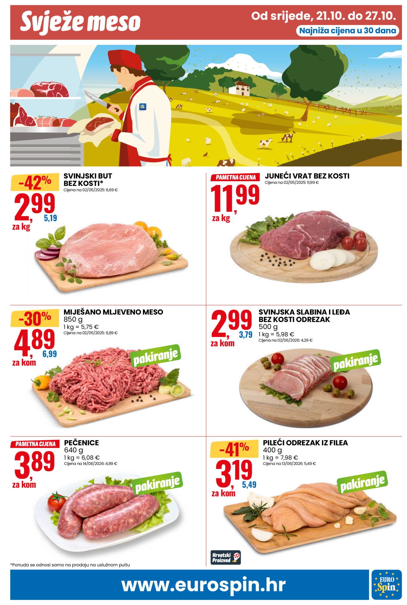 Eurospin katalog Akcija 21.10. - 27.10.2026.