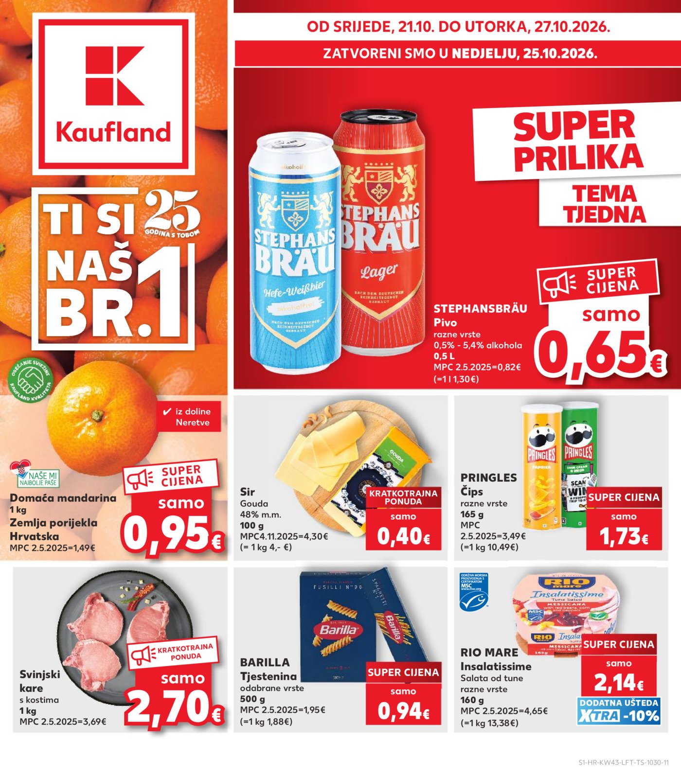 Kaufland katalog Akcija 21.10. - 27.10.2026.
