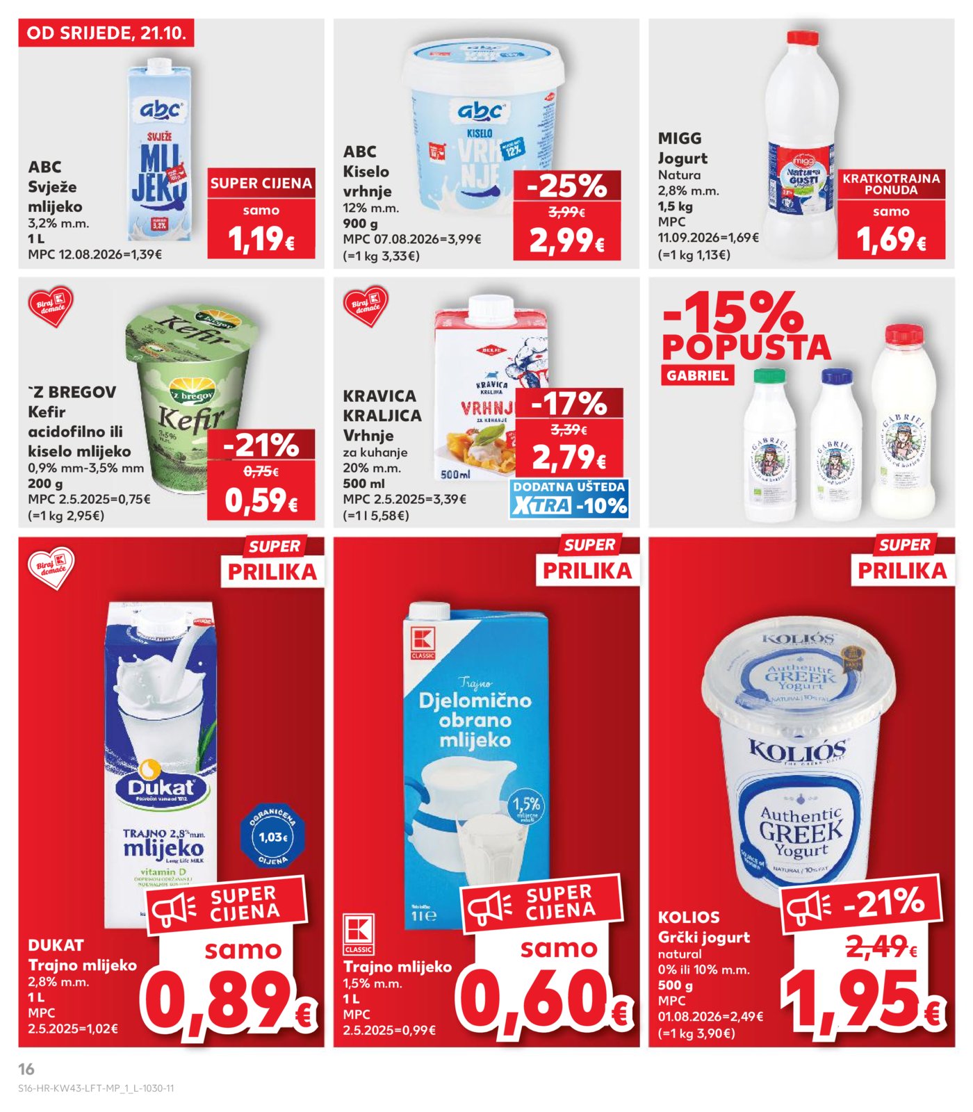 Kaufland katalog Akcija 21.10. - 27.10.2026.