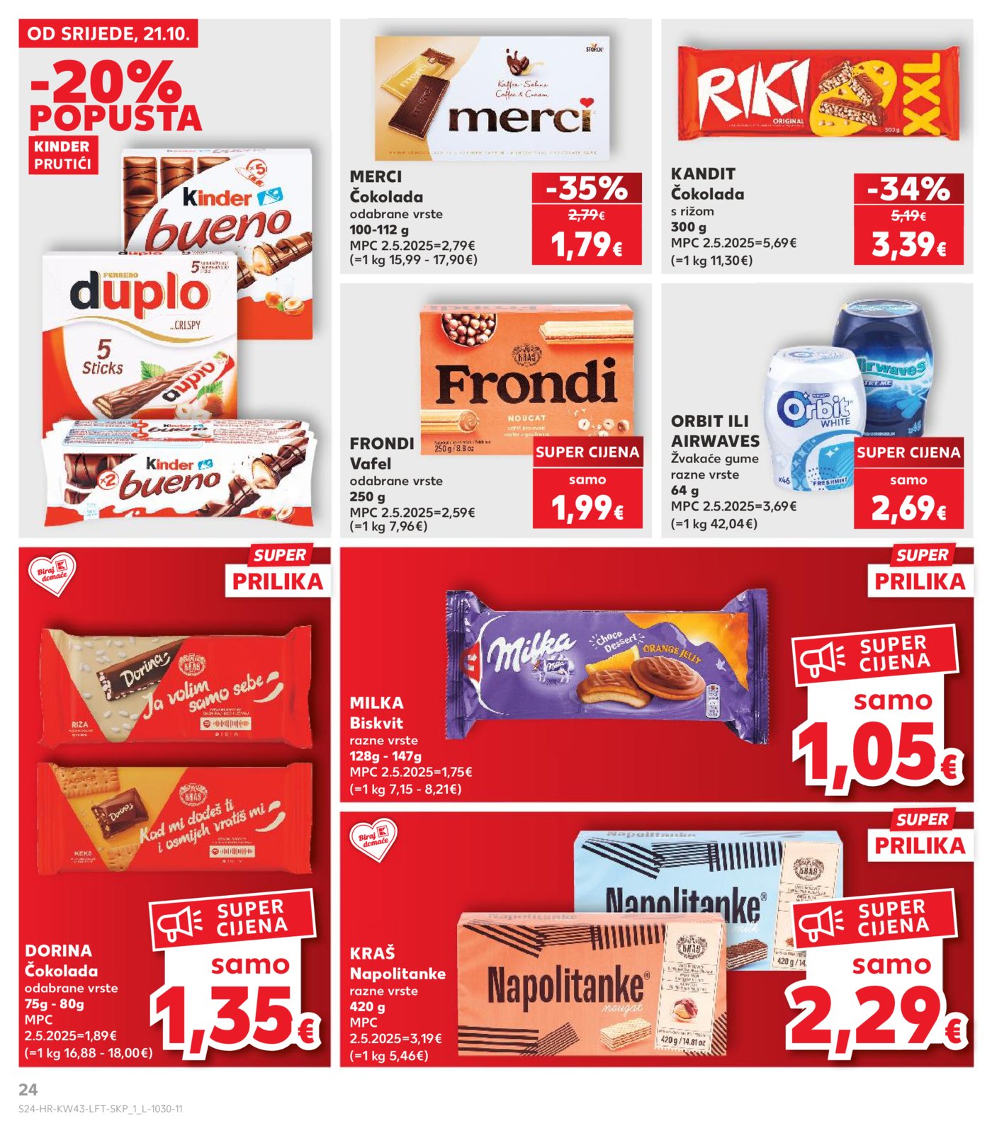 Kaufland katalog Akcija 21.10. - 27.10.2026.