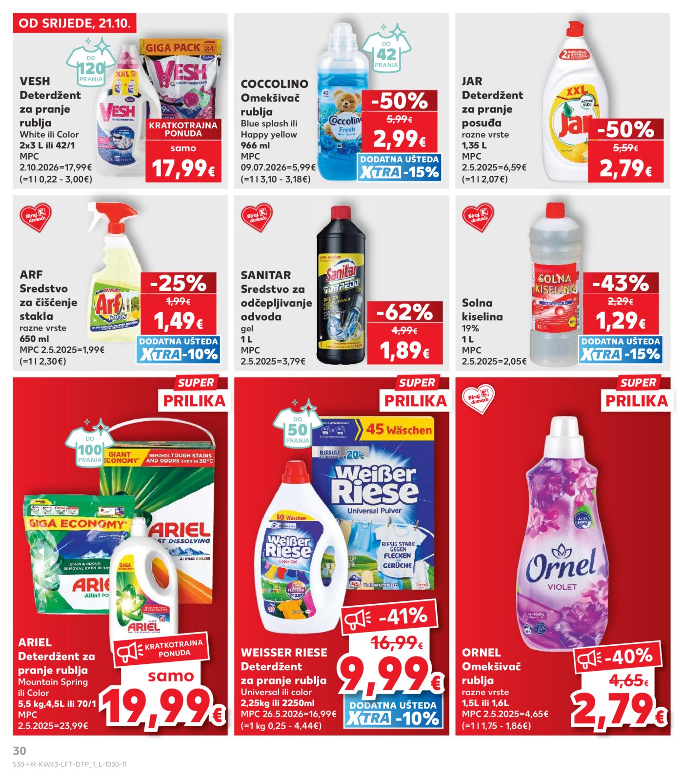 Kaufland katalog Akcija 21.10. - 27.10.2026.