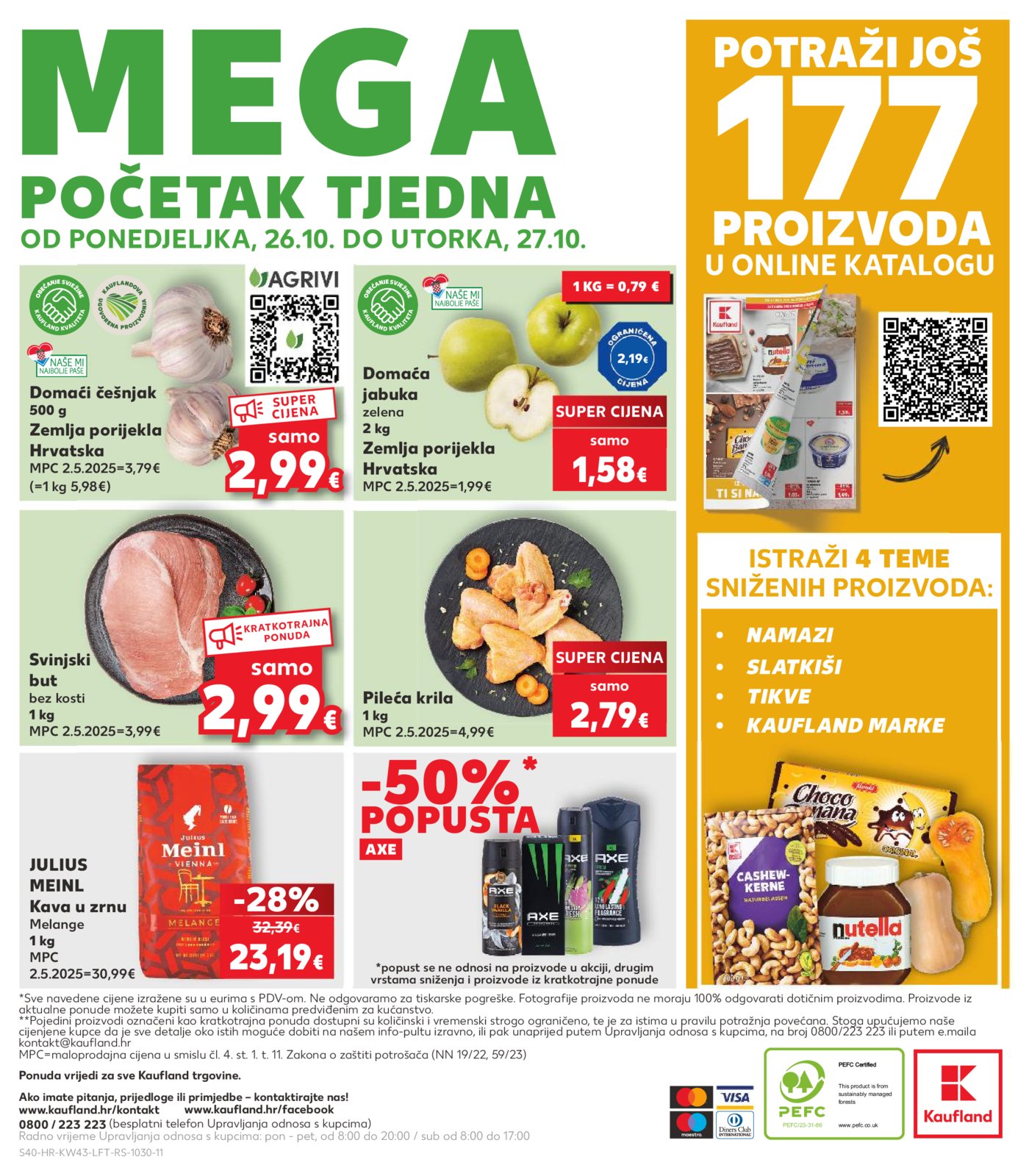Kaufland katalog Akcija 21.10. - 27.10.2026.