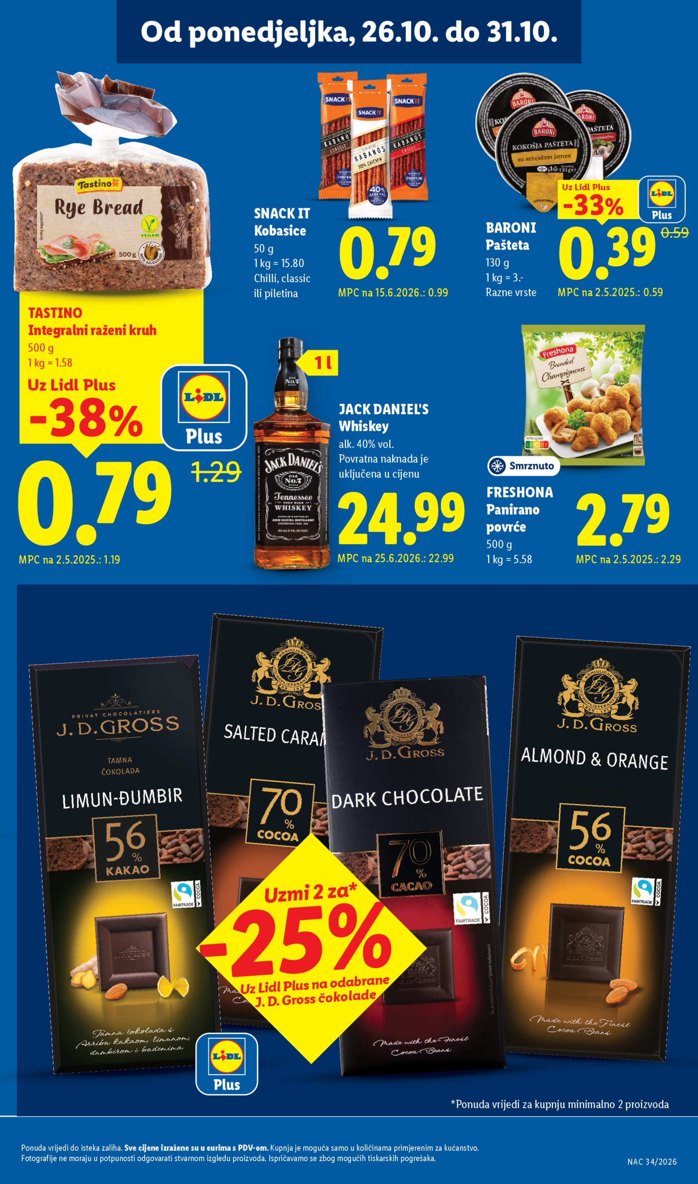 Lidl katalog Super ponuda od ponedjeljka 26.10.-01.11.2026.