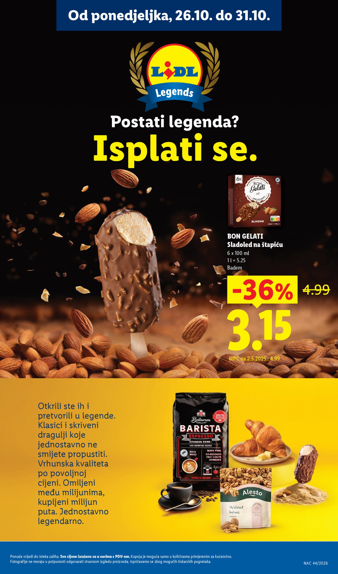 Lidl katalog Super ponuda od ponedjeljka 26.10.-01.11.2026.