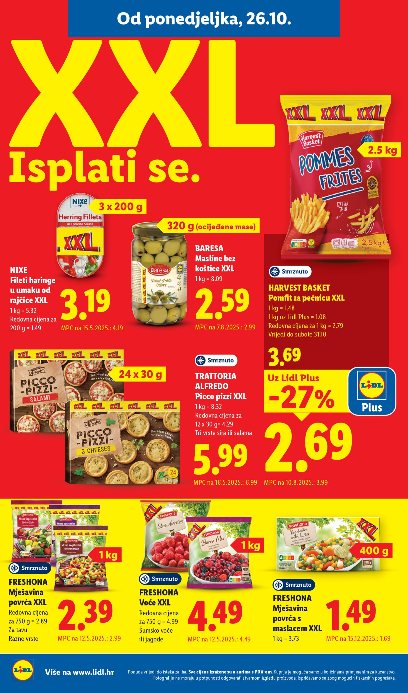 Lidl katalog Super ponuda od ponedjeljka 26.10.-01.11.2026.
