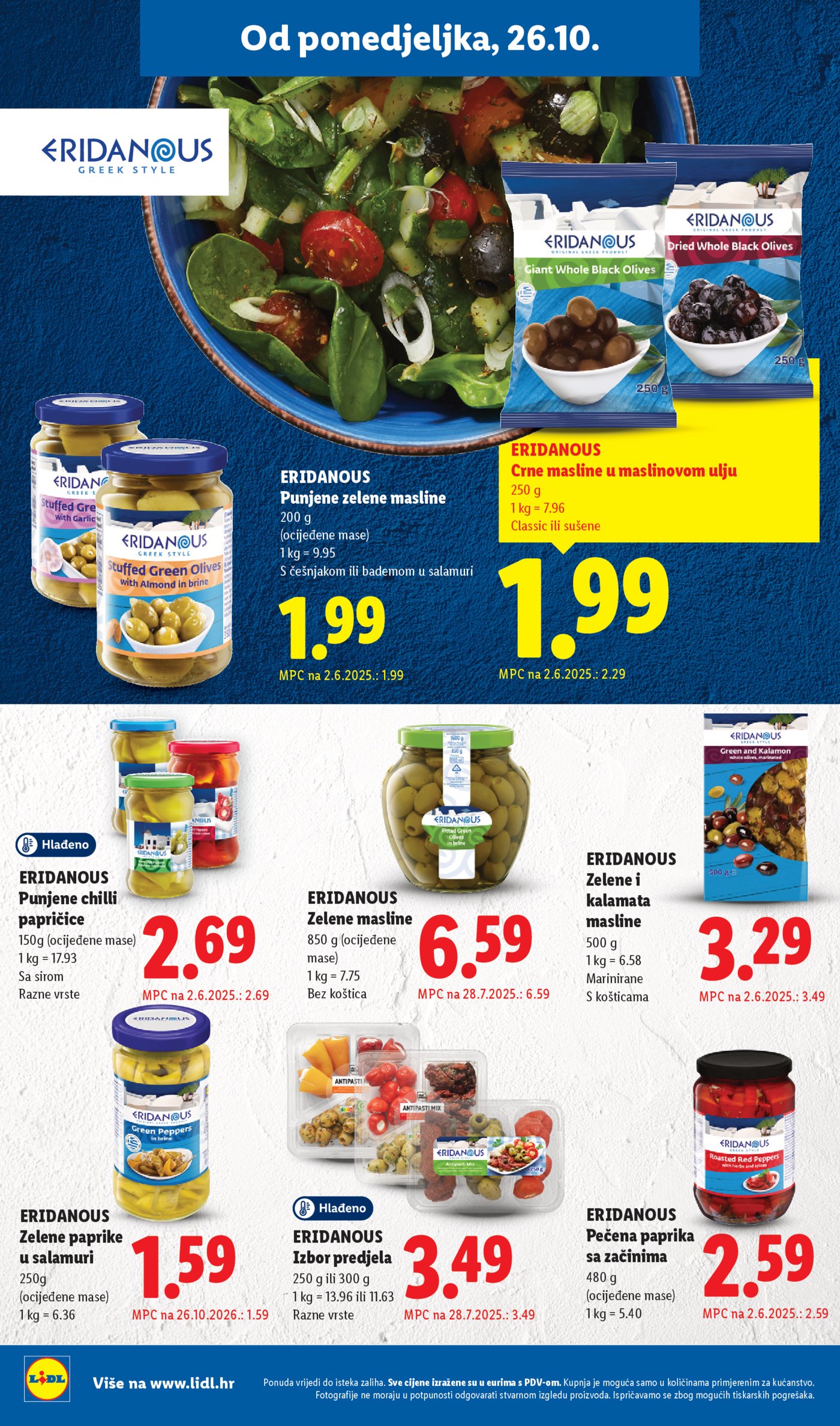 Lidl katalog Super ponuda od ponedjeljka 26.10.-01.11.2026.