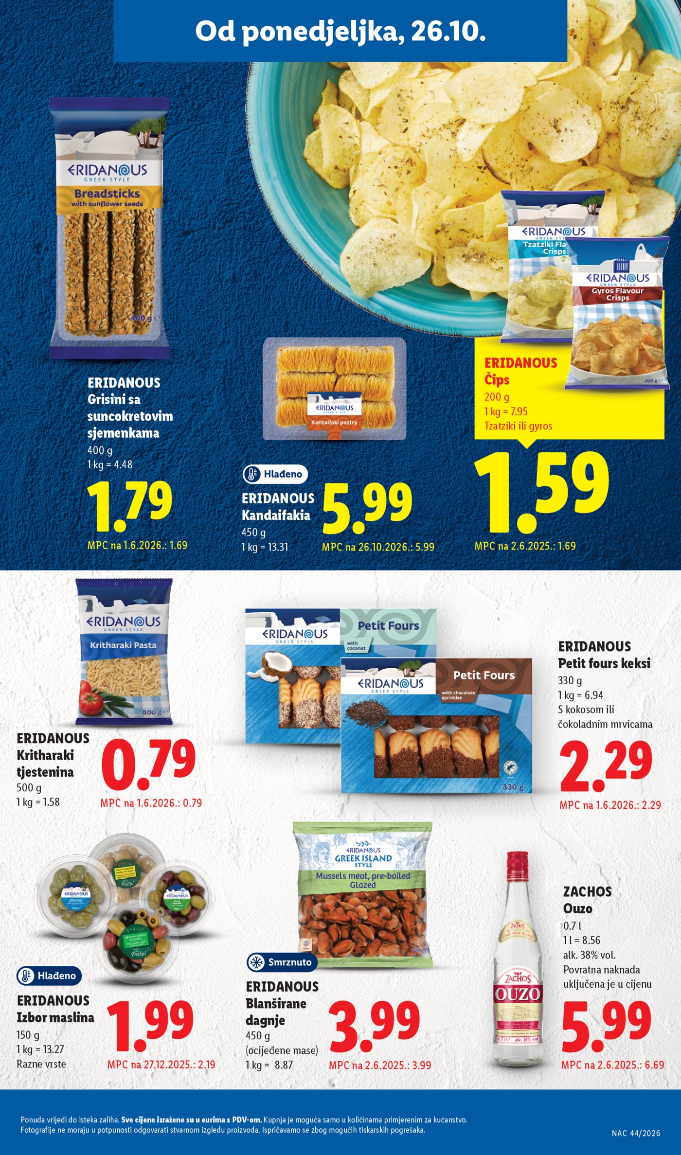 Lidl katalog Super ponuda od ponedjeljka 26.10.-01.11.2026.