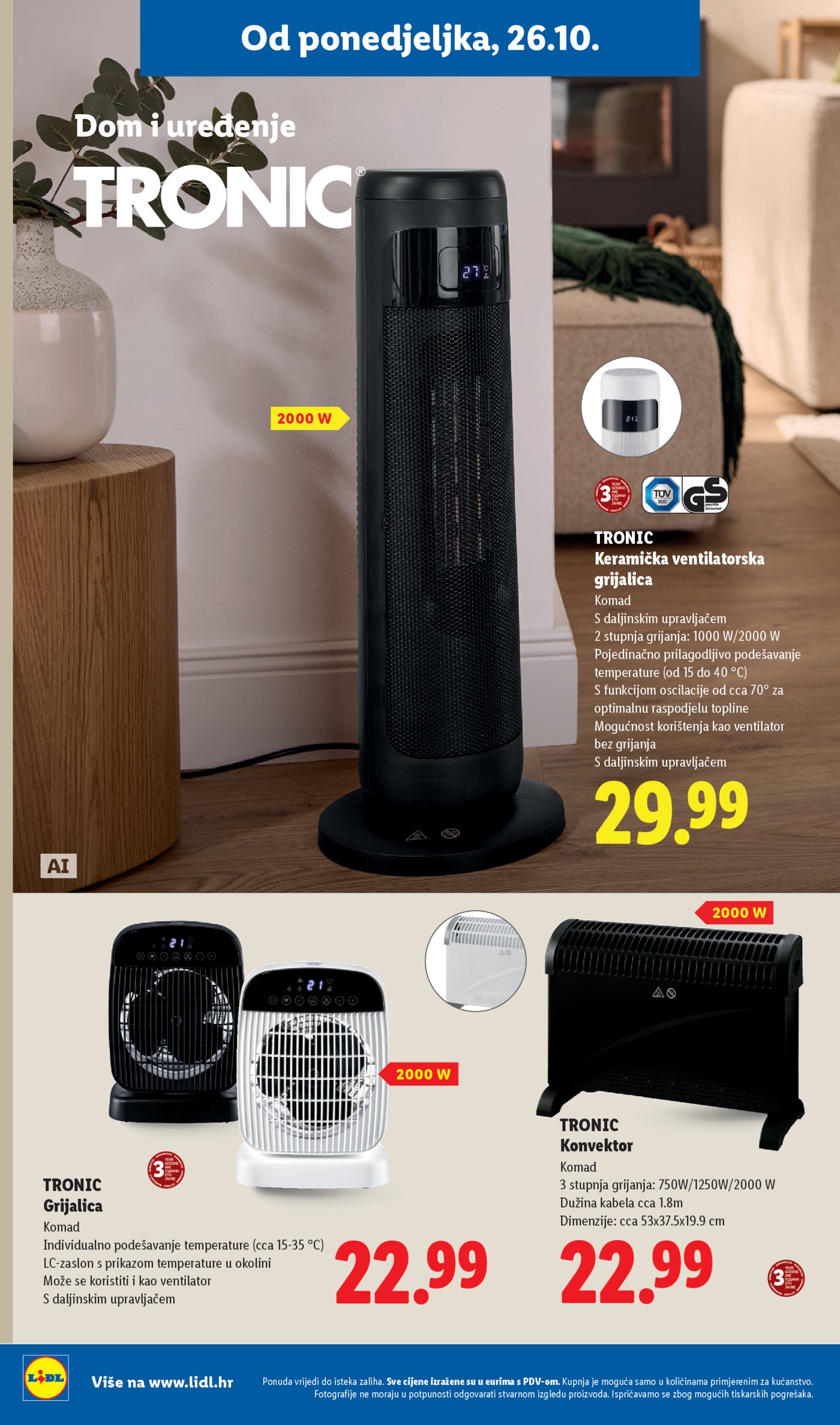 Lidl katalog Super ponuda od ponedjeljka 26.10.-01.11.2026.