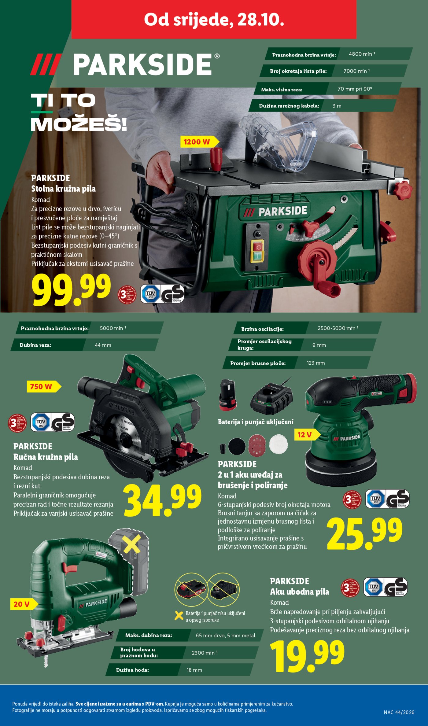 Lidl katalog Super ponuda od ponedjeljka 26.10.-01.11.2026.