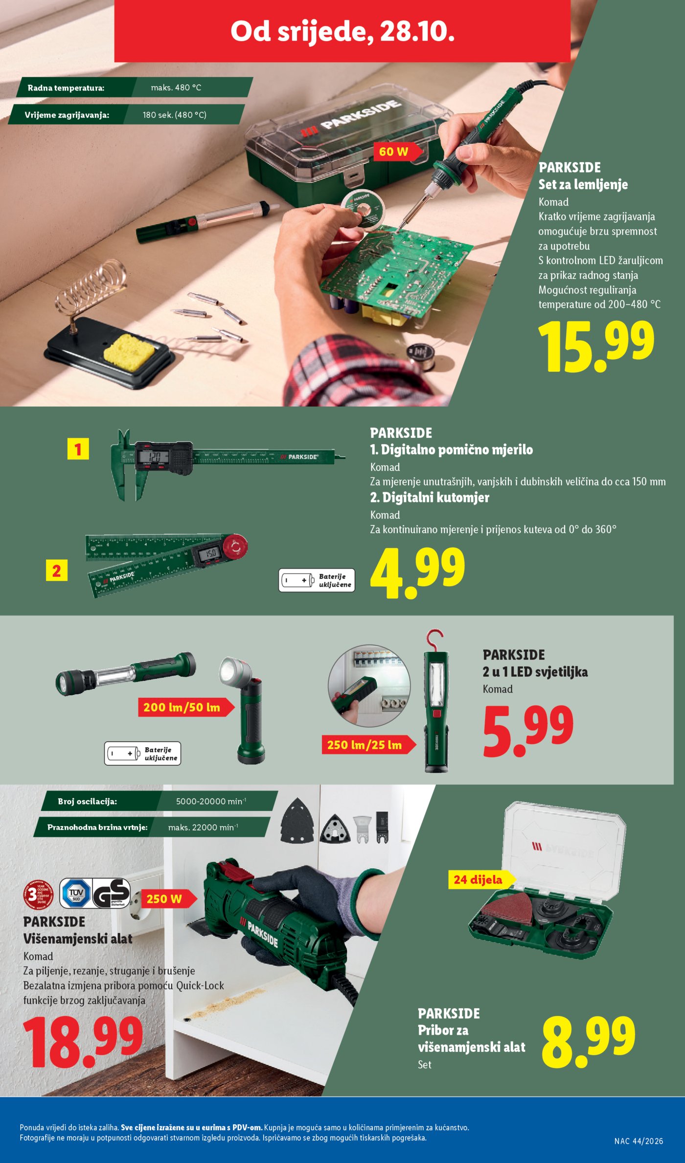 Lidl katalog Super ponuda od ponedjeljka 26.10.-01.11.2026.