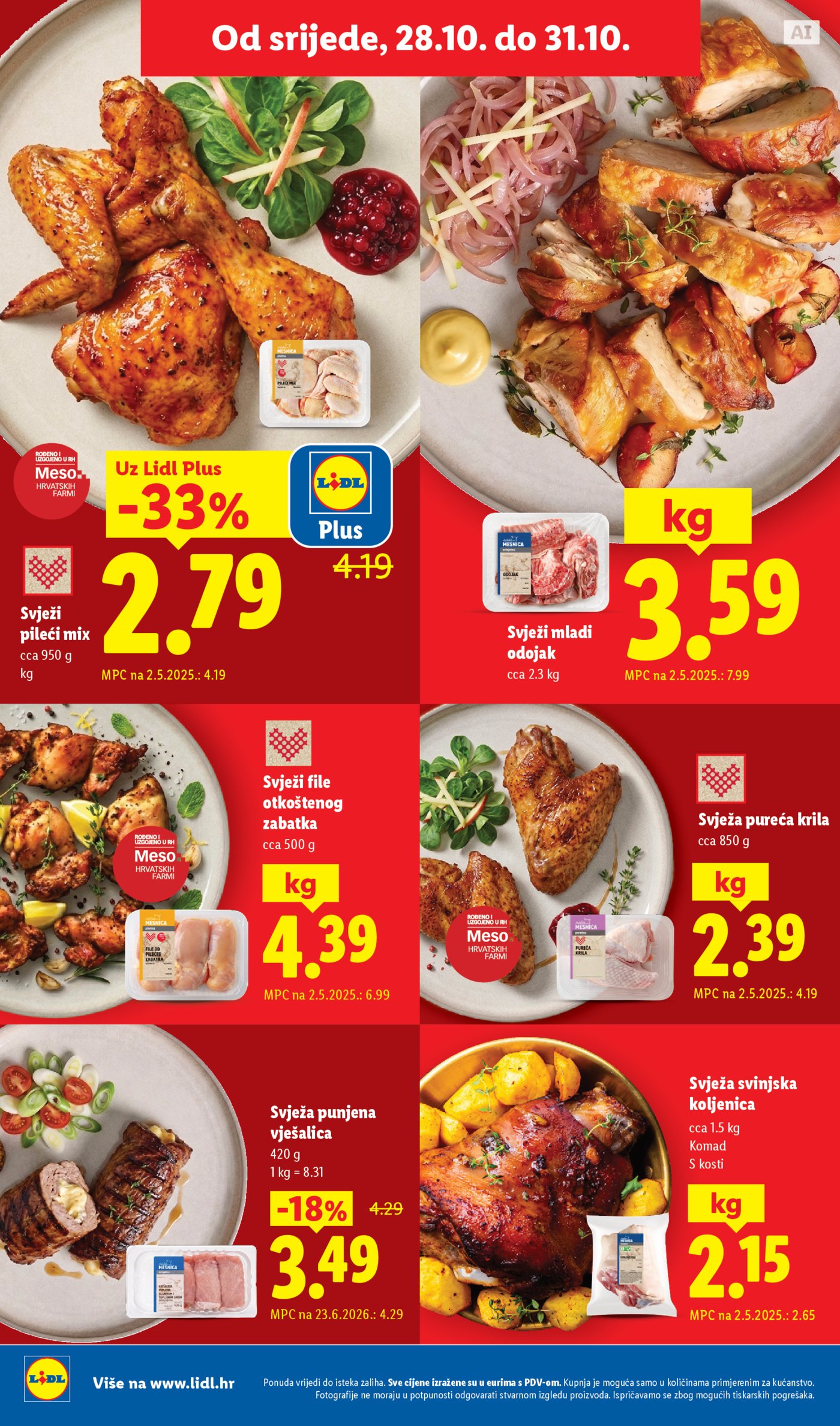 Lidl katalog Super ponuda od ponedjeljka 26.10.-01.11.2026.