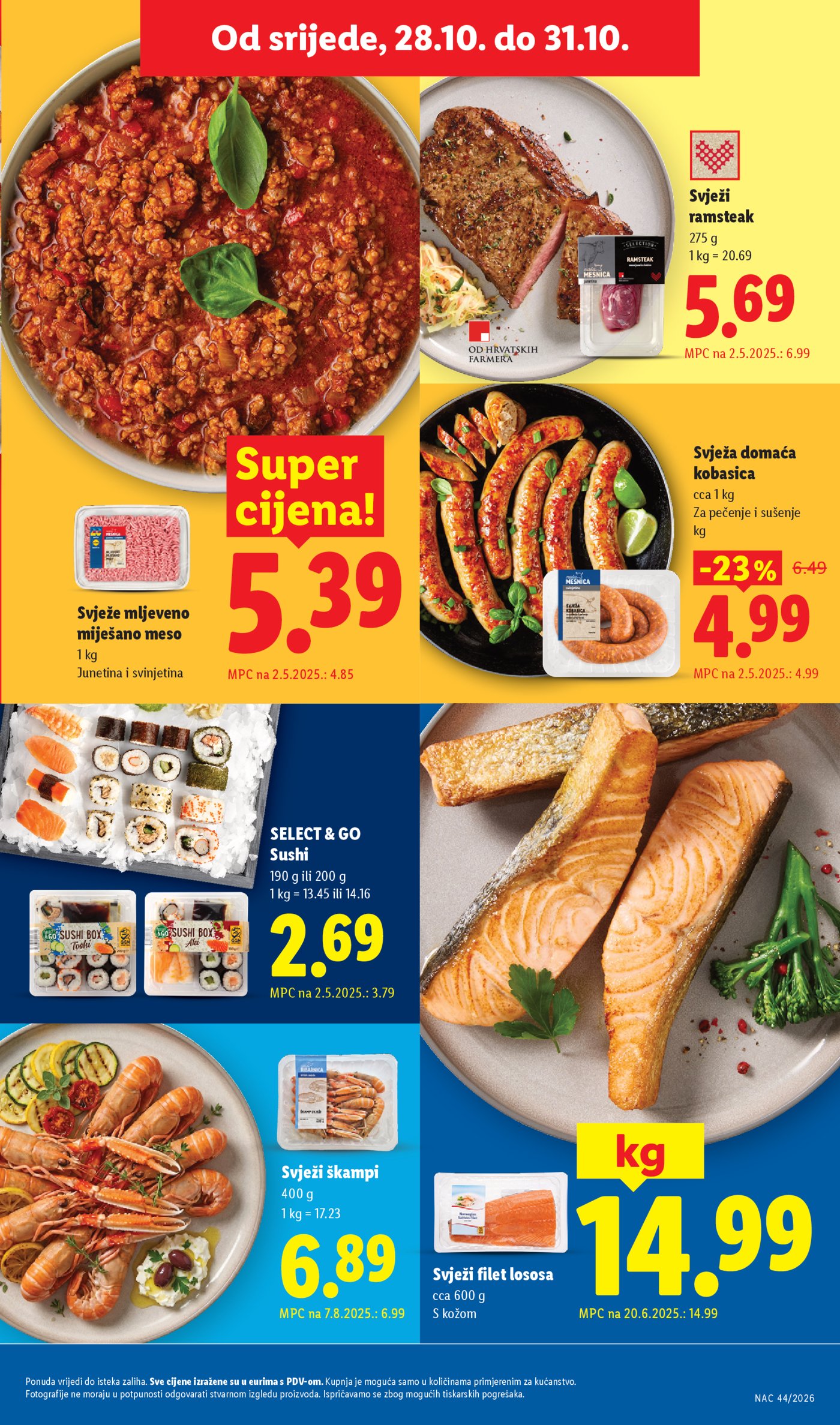 Lidl katalog Super ponuda od ponedjeljka 26.10.-01.11.2026.
