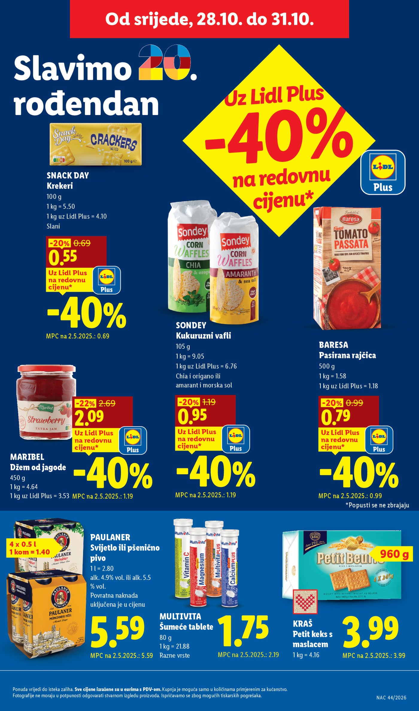 Lidl katalog Super ponuda od ponedjeljka 26.10.-01.11.2026.