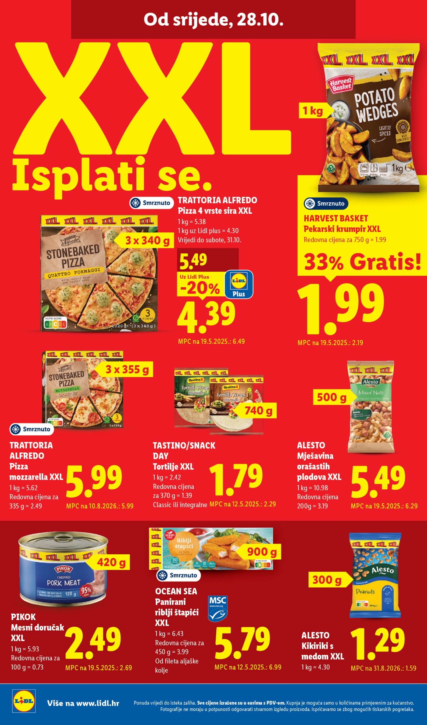 Lidl katalog Super ponuda od ponedjeljka 26.10.-01.11.2026.