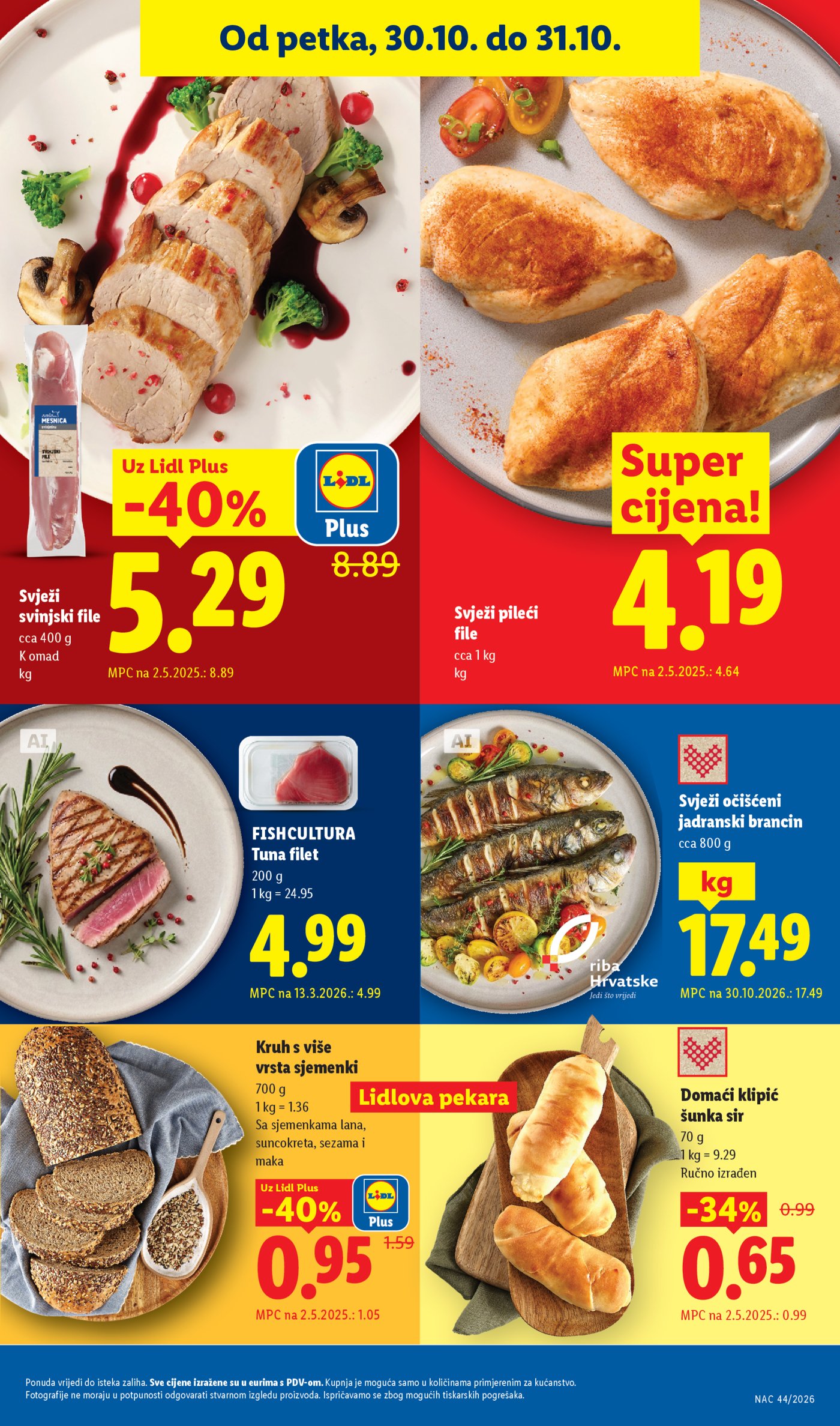 Lidl katalog Super ponuda od ponedjeljka 26.10.-01.11.2026.
