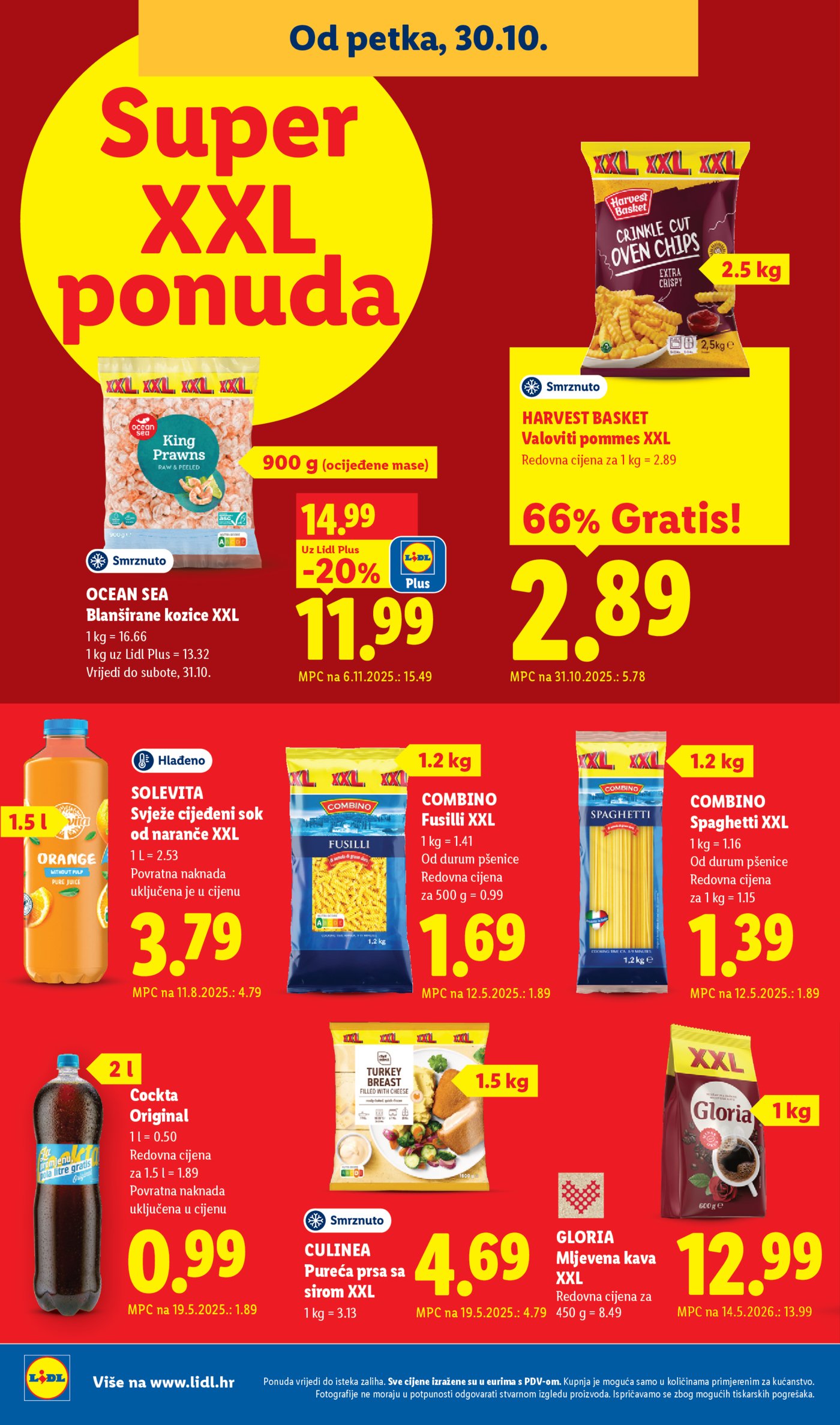 Lidl katalog Super ponuda od ponedjeljka 26.10.-01.11.2026.