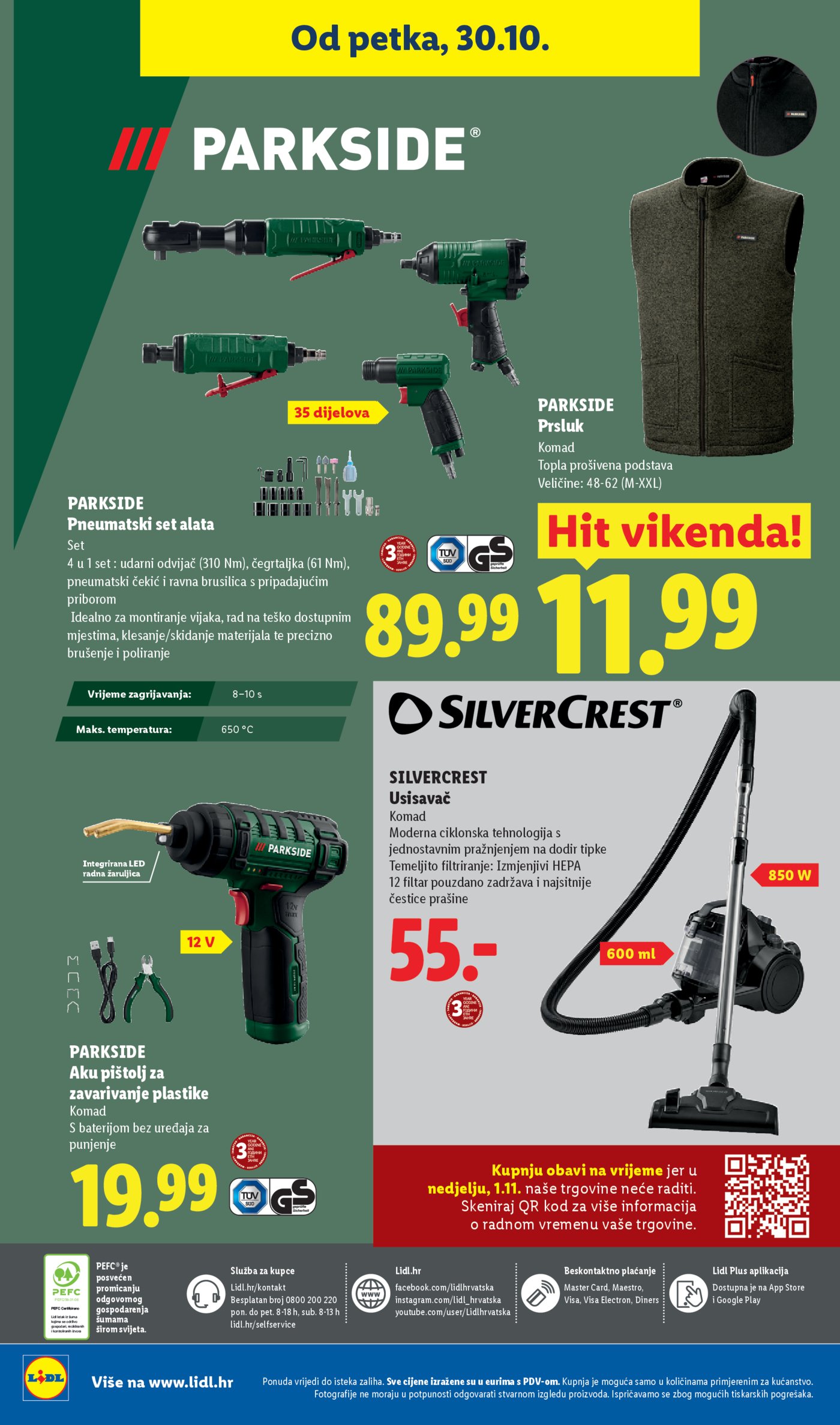 Lidl katalog Super ponuda od ponedjeljka 26.10.-01.11.2026.