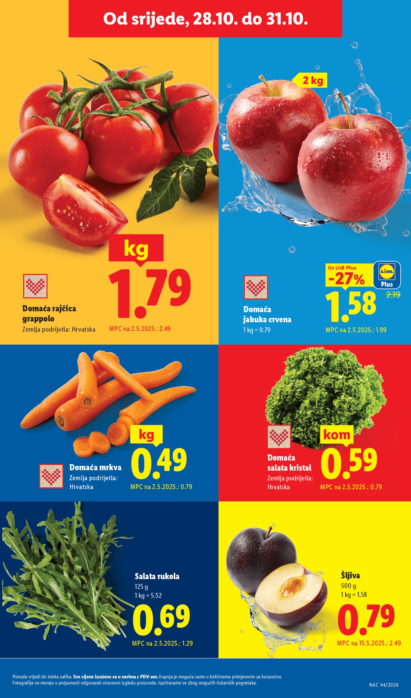 Lidl katalog Super ponuda od ponedjeljka 26.10.-01.11.2026.