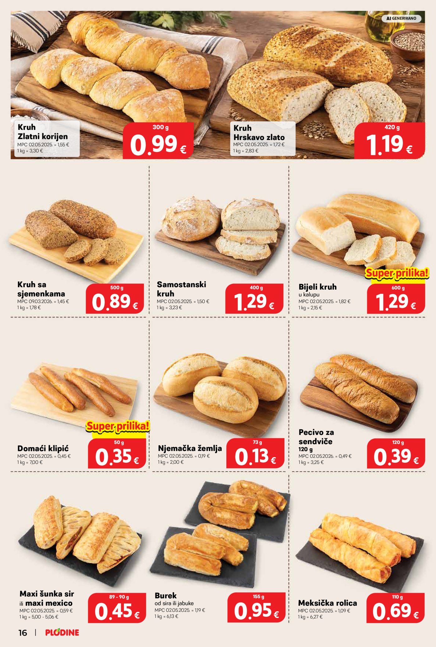 Plodine katalog Akcija 21.10. - 27.10.2026.