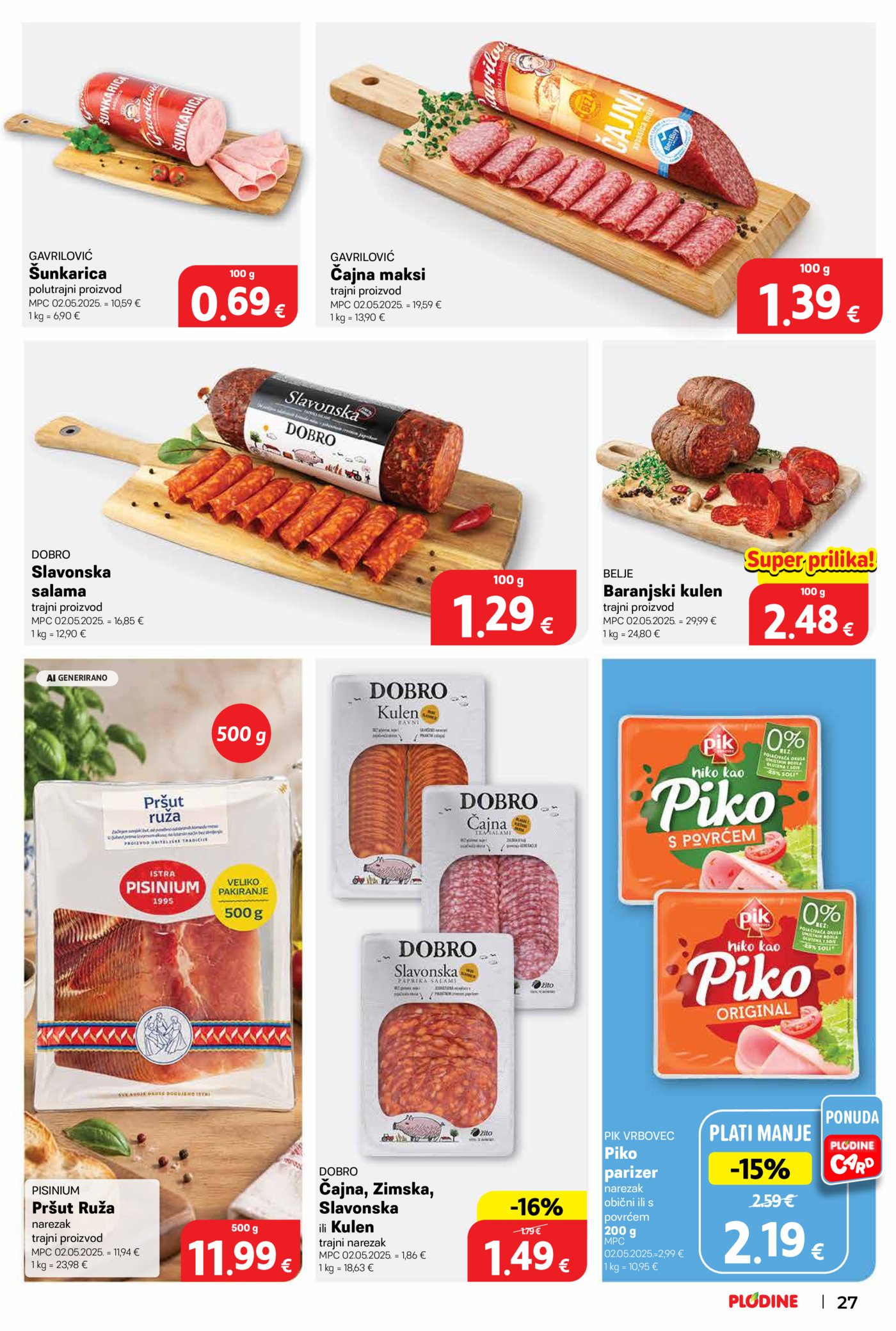 Plodine katalog Akcija 21.10. - 27.10.2026.