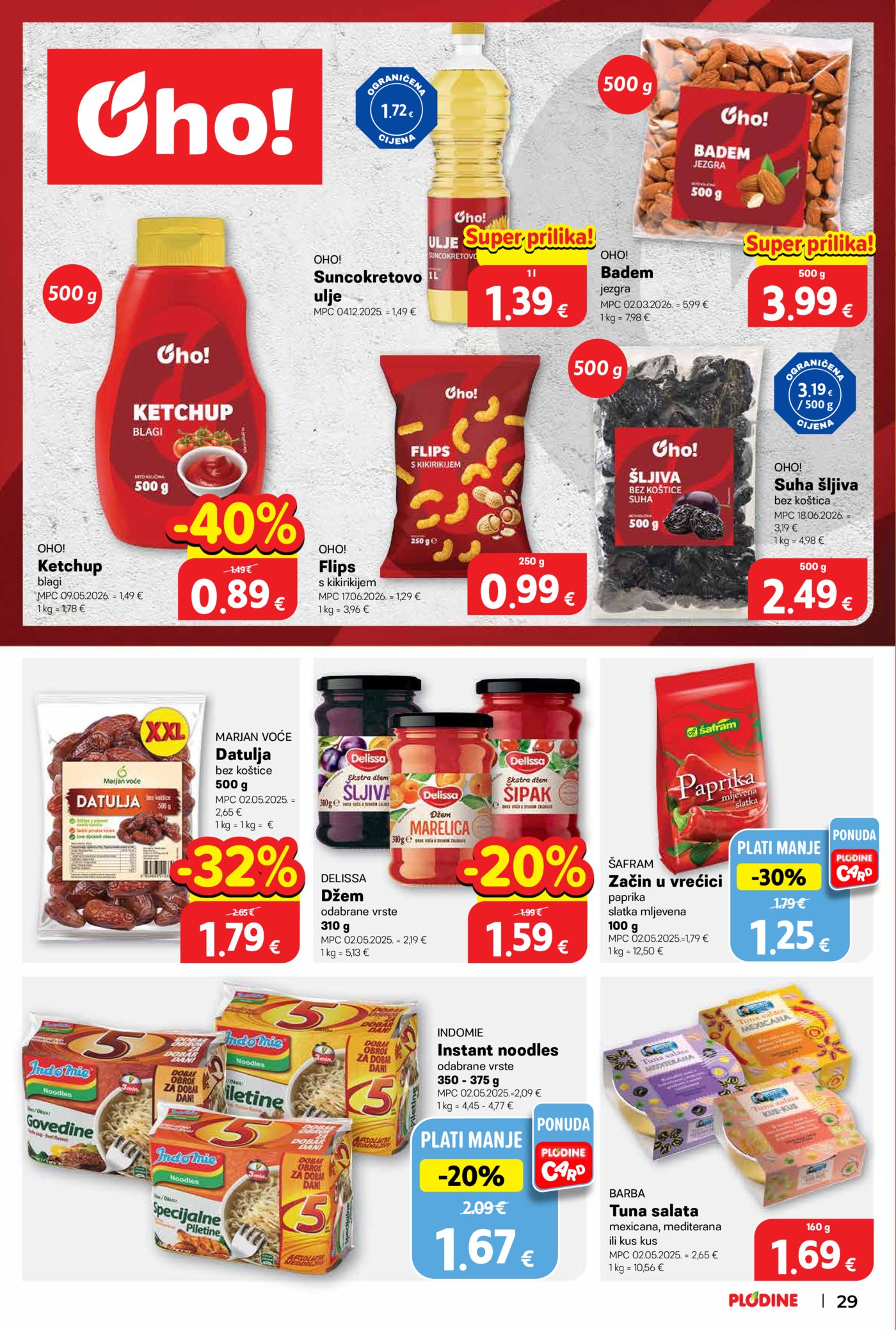 Plodine katalog Akcija 21.10. - 27.10.2026.