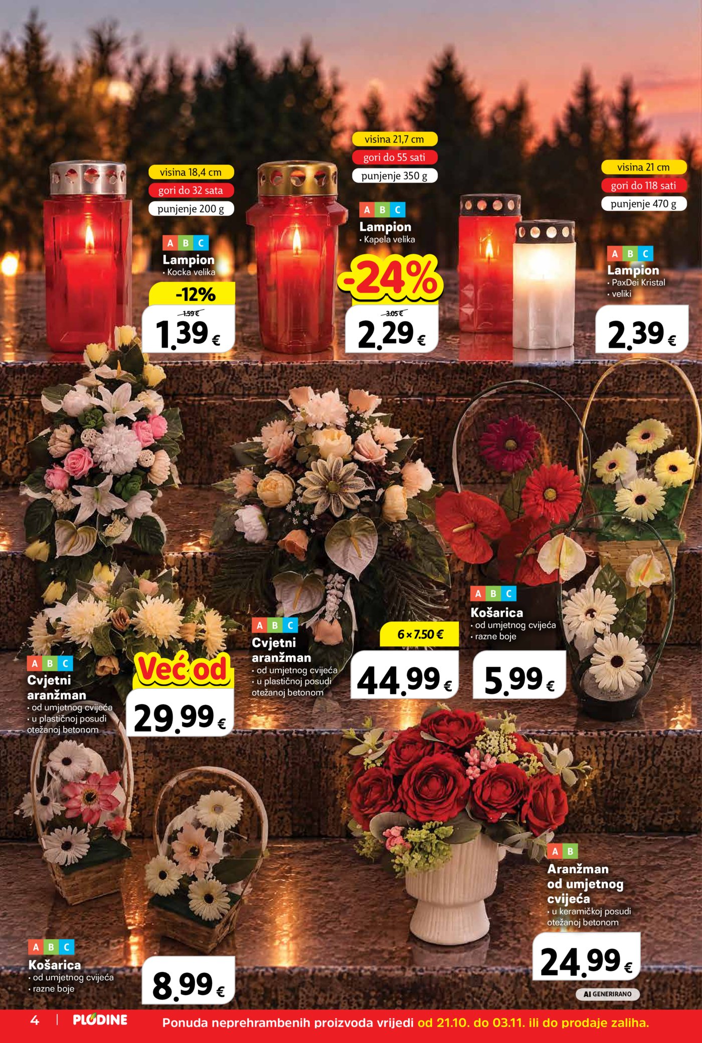 Plodine katalog Akcija 21.10. - 27.10.2026.