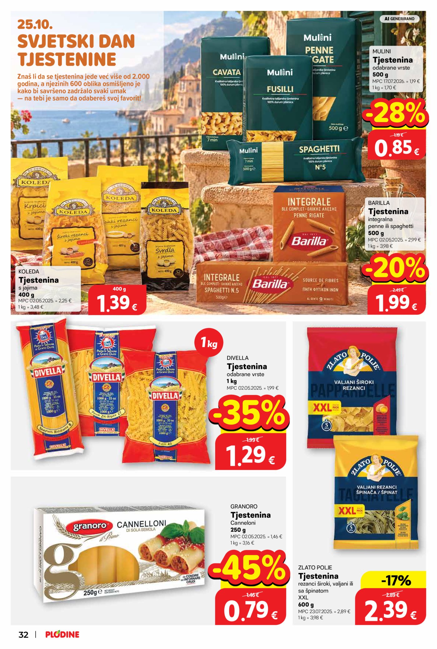 Plodine katalog Akcija 21.10. - 27.10.2026.