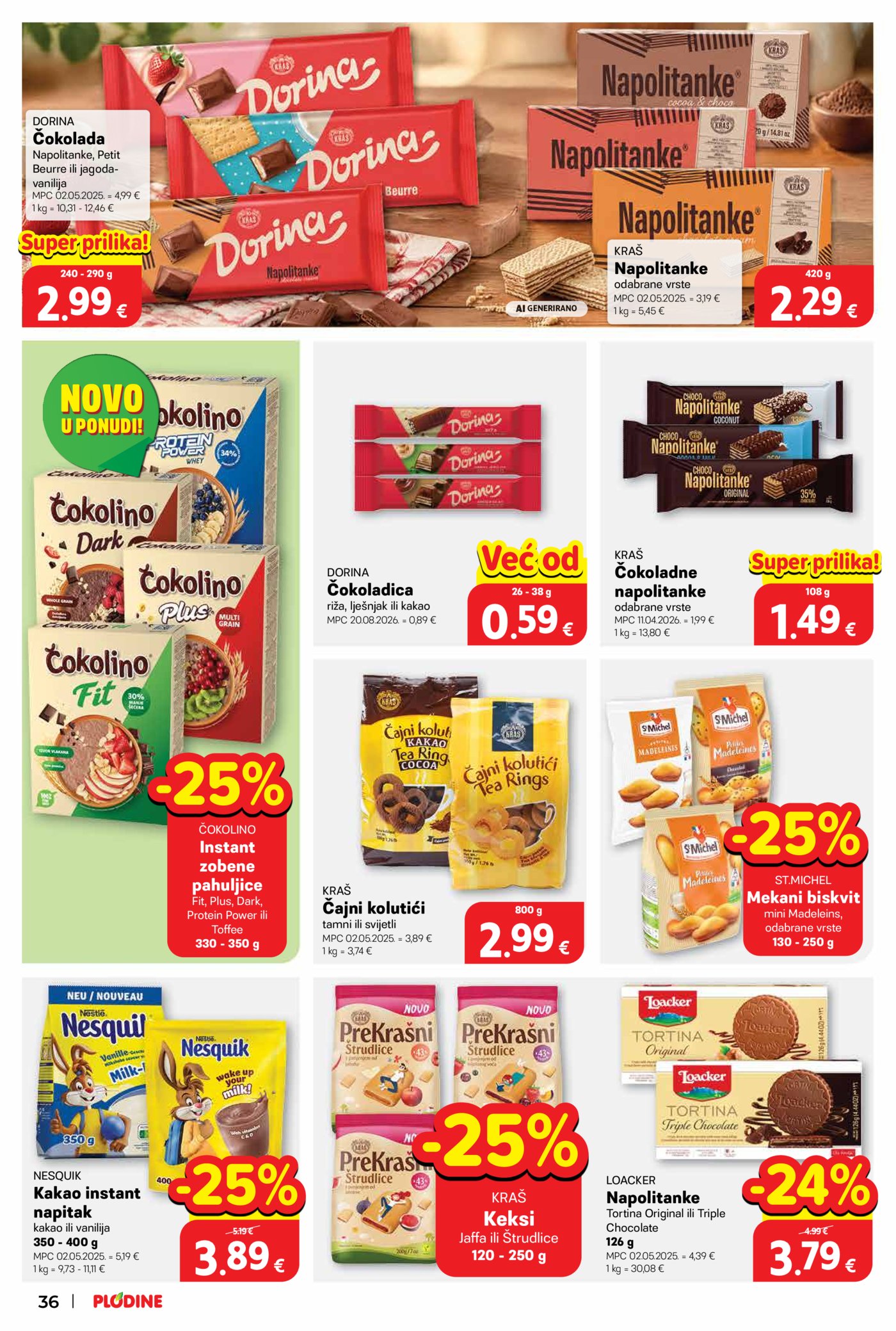 Plodine katalog Akcija 21.10. - 27.10.2026.