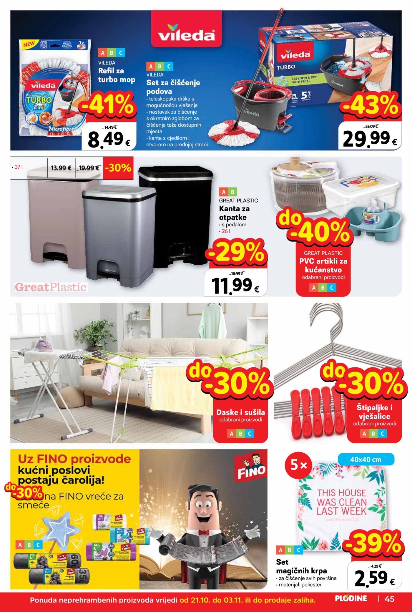 Plodine katalog Akcija 21.10. - 27.10.2026.