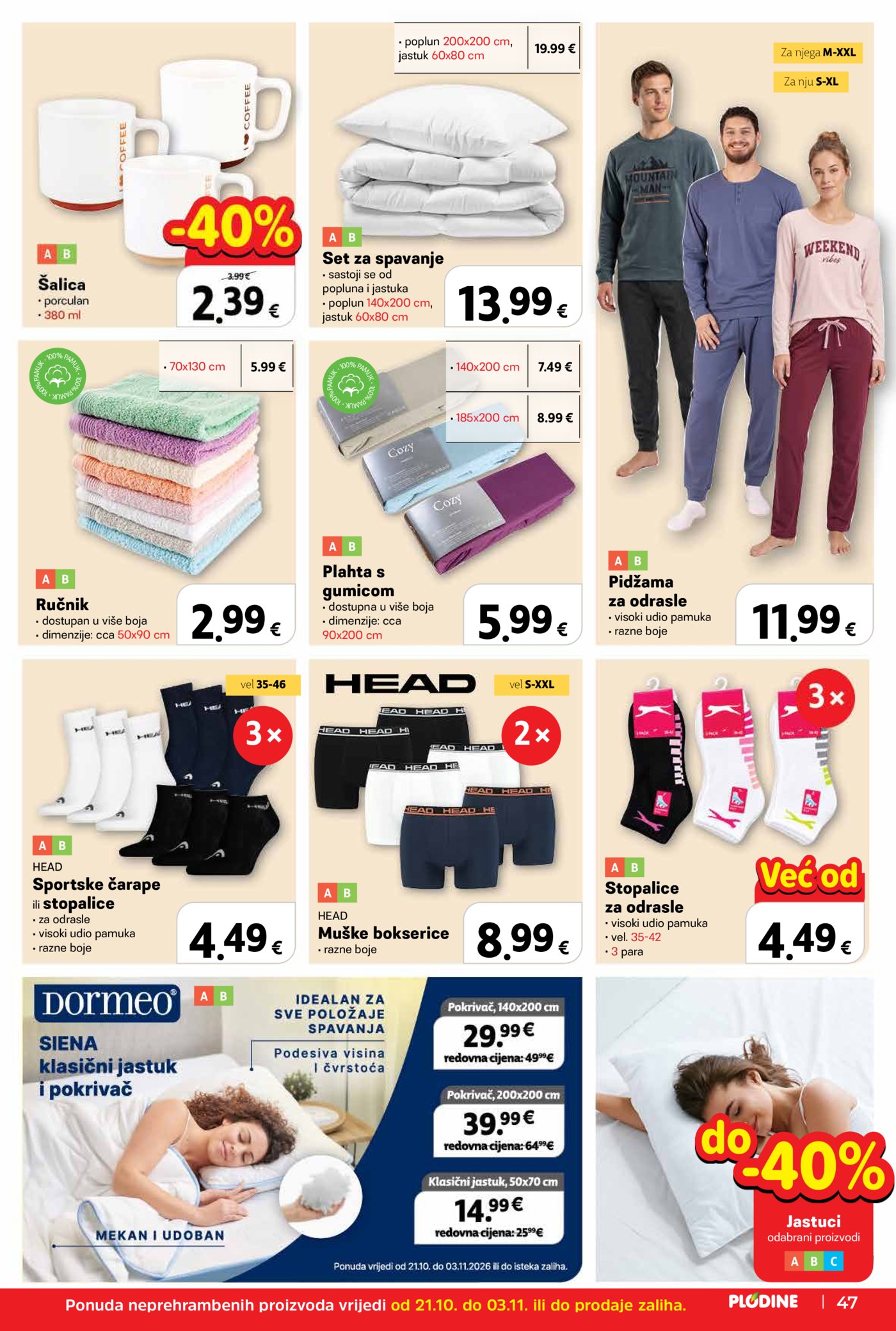 Plodine katalog Akcija 21.10. - 27.10.2026.