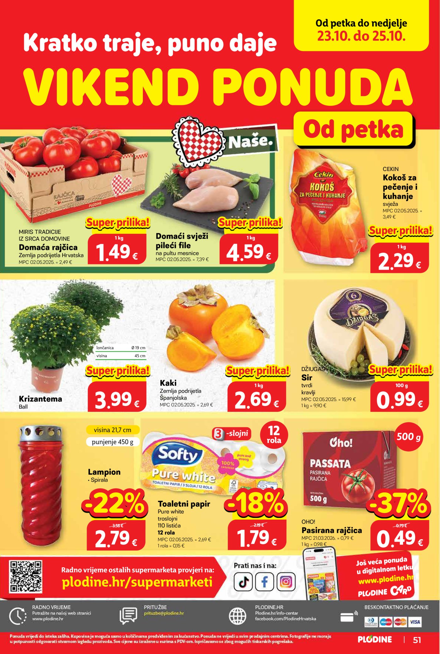 Plodine katalog Akcija 21.10. - 27.10.2026.
