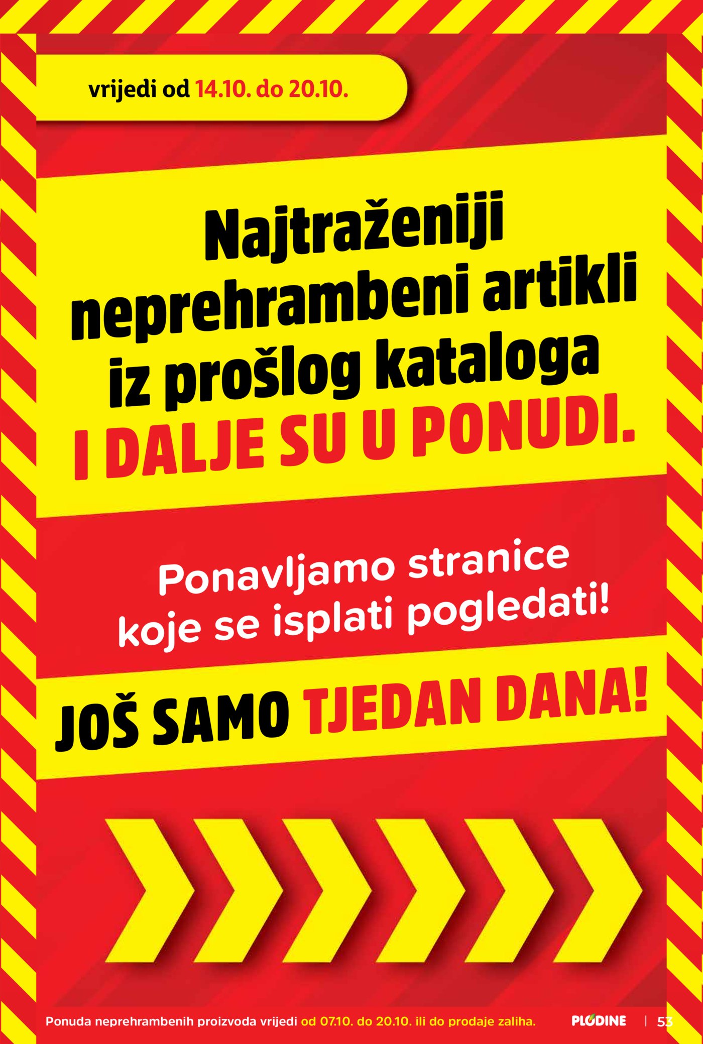 Plodine katalog Akcija 21.10. - 27.10.2026.