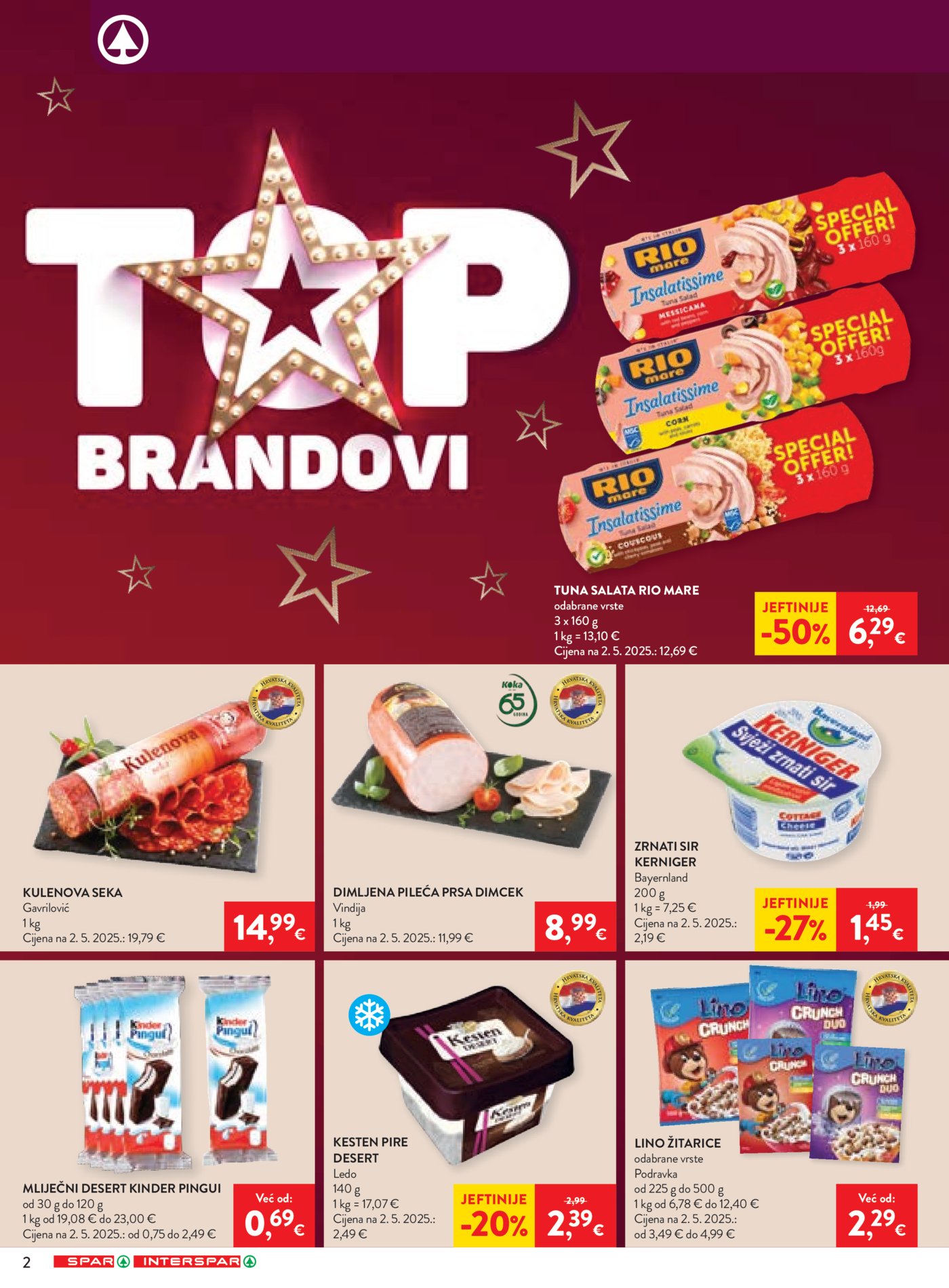 SPAR INTERSPAR katalog Akcija 21.10. - 27.10.2026.