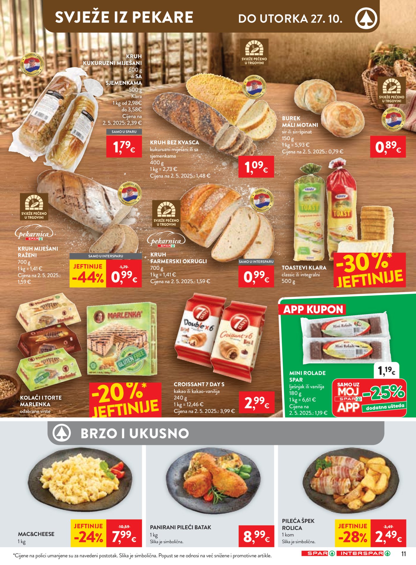 SPAR INTERSPAR katalog Akcija 21.10. - 27.10.2026.